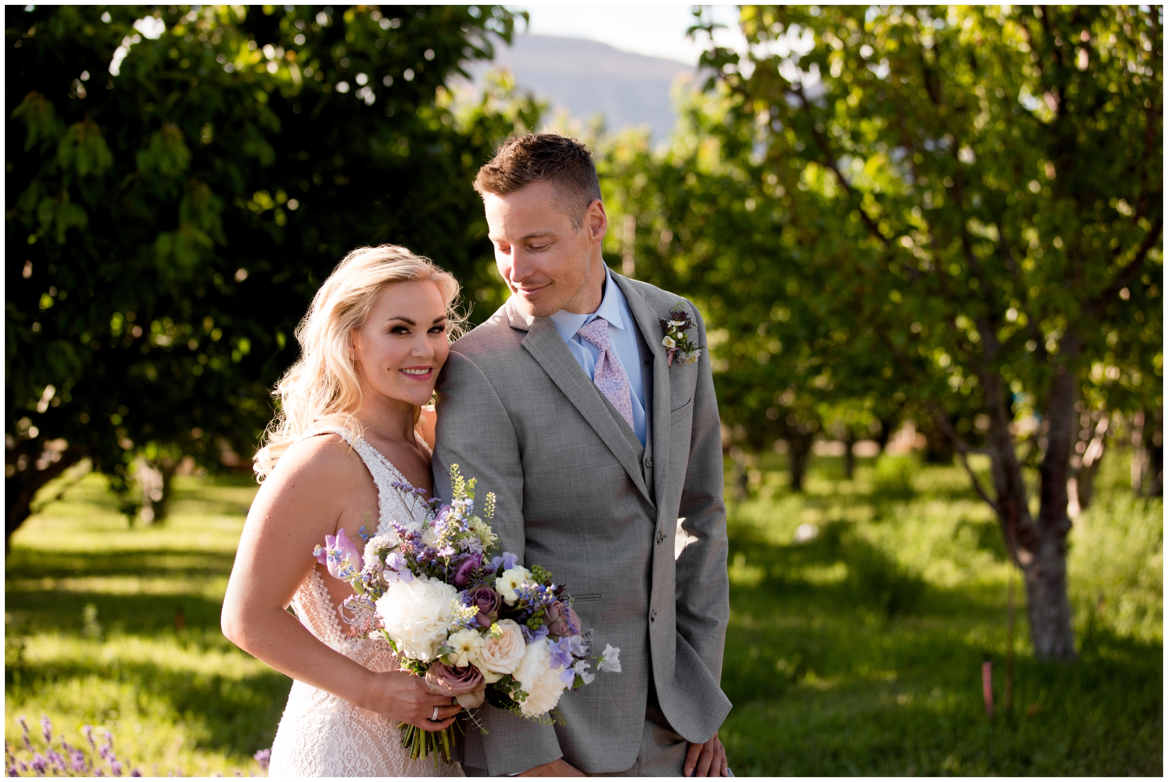 Colorado mountain wedding photography inspiration in Palisade 