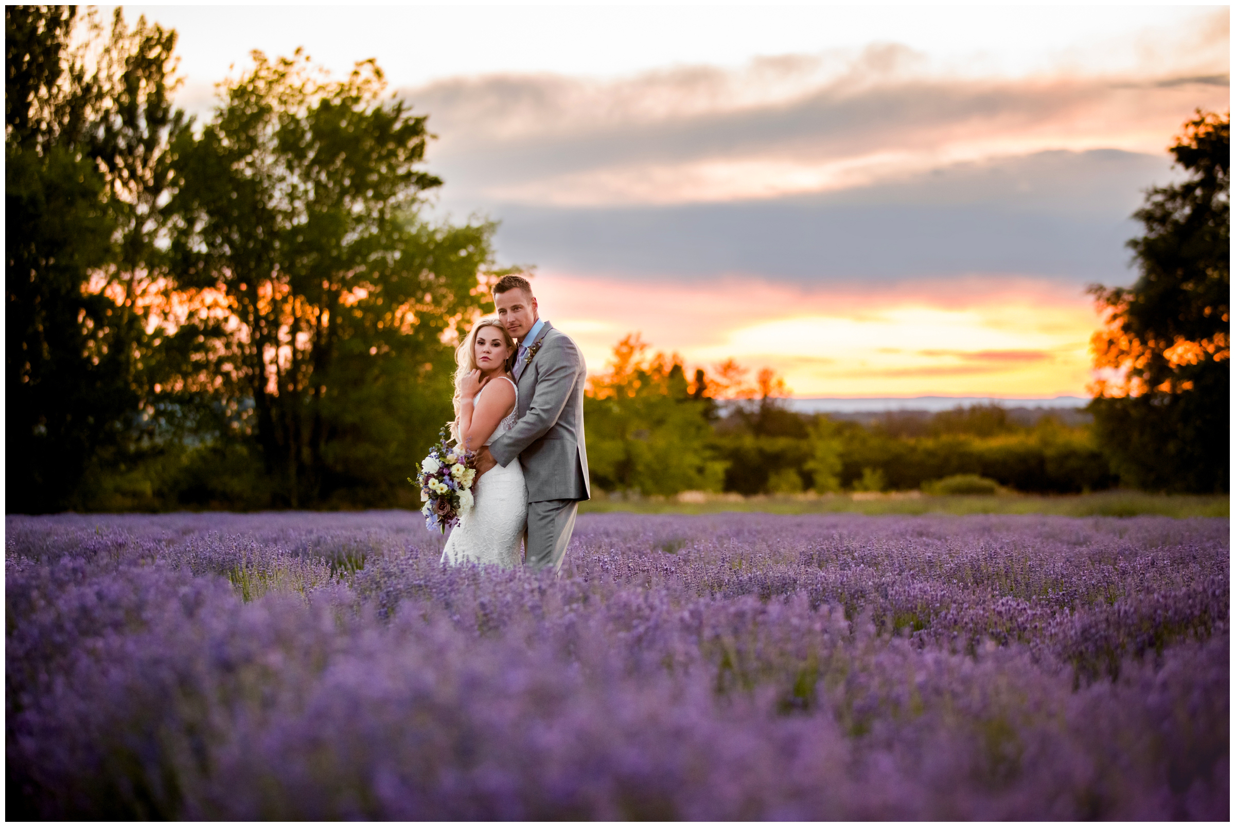 Colorado elopement photos at sunset in Grand Junction