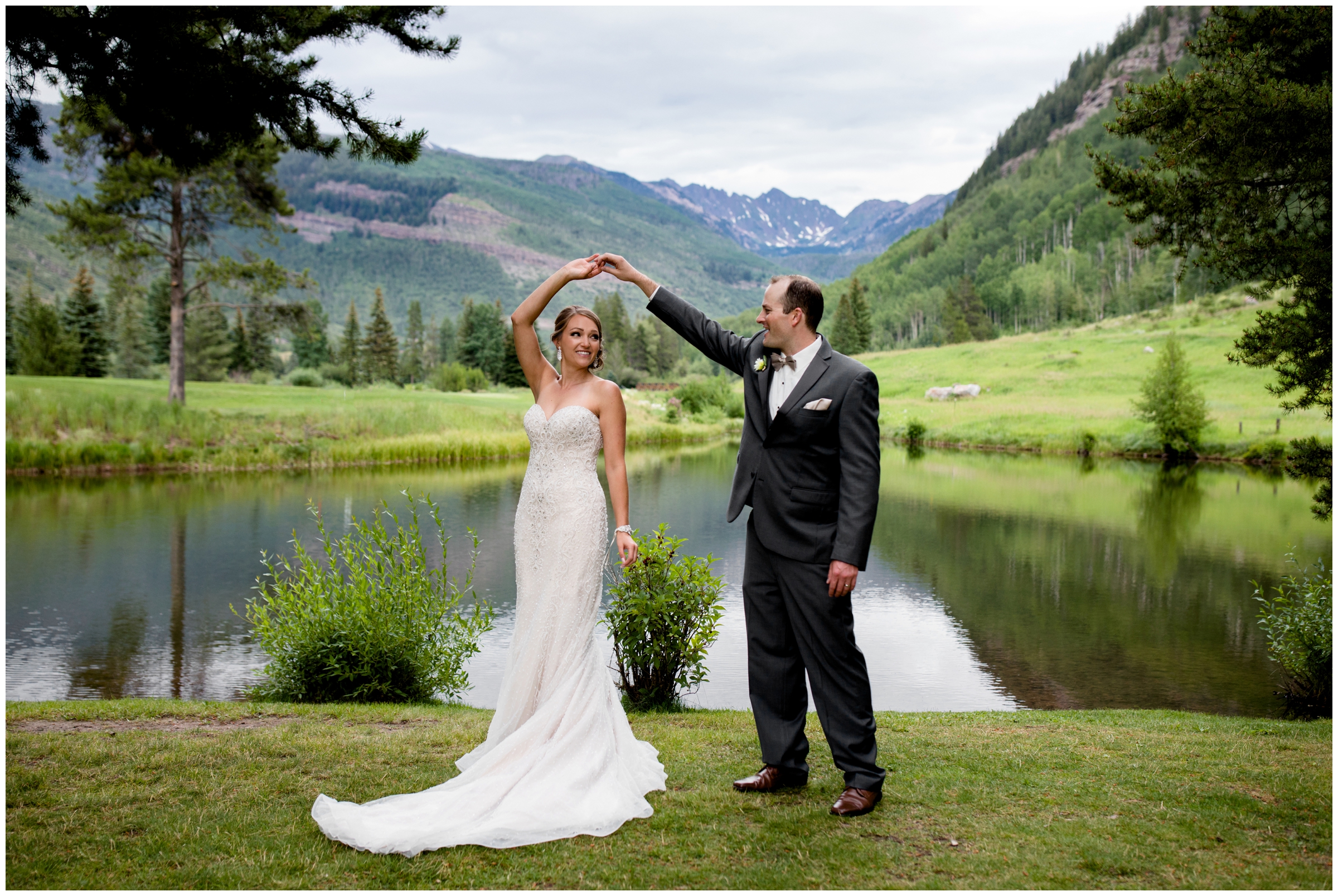 Vail golf club wedding inspiration in the Colorado mountains by Vail wedding photographer Plum Pretty Photography
