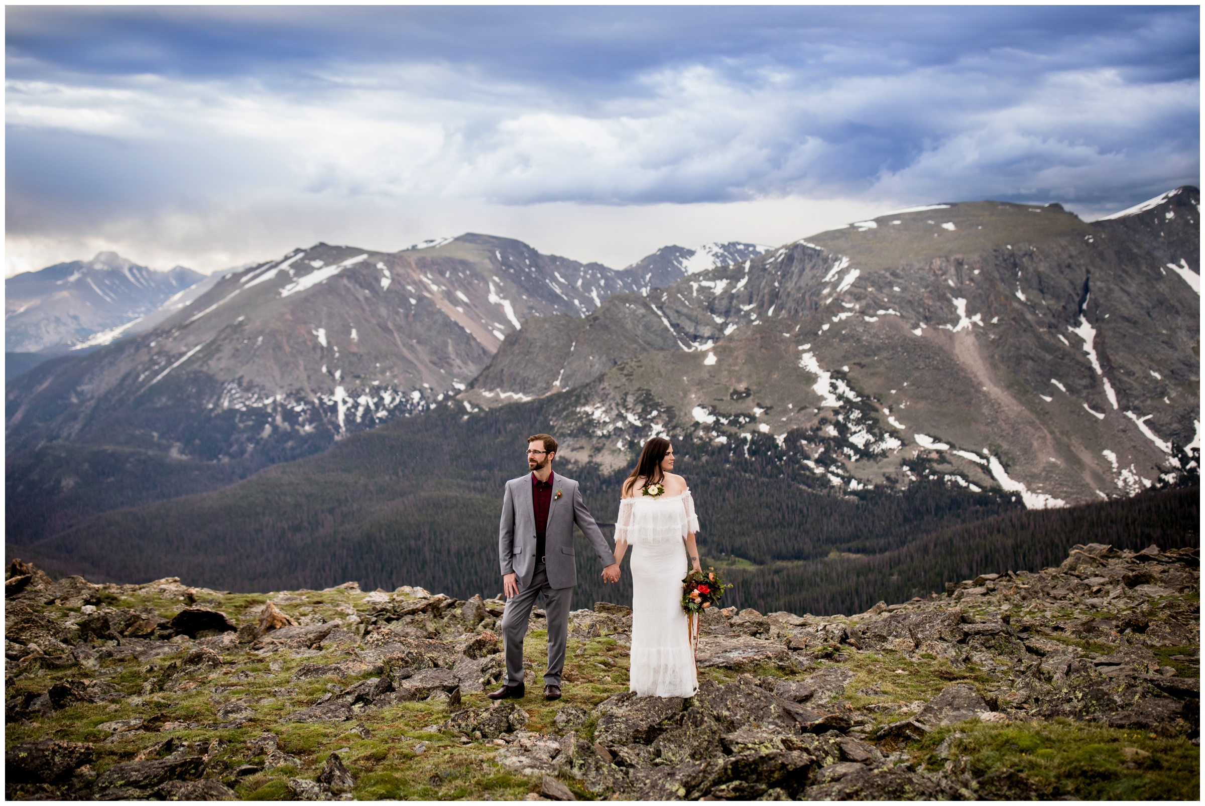 boho wedding elopement inspiration in Estes Park Colorado 