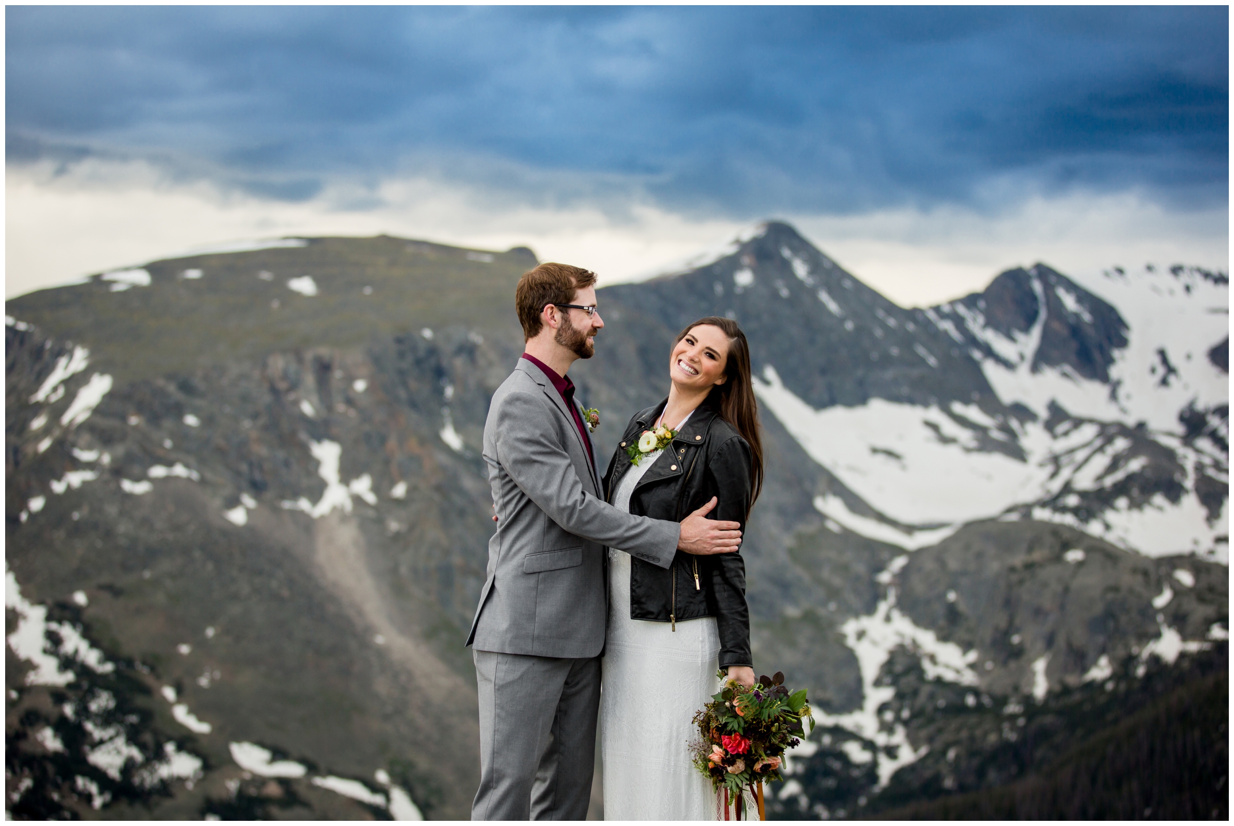 Rocky Mountain National Park Estes Park elopement photos by Colorado wedding photographer Plum Pretty Photography