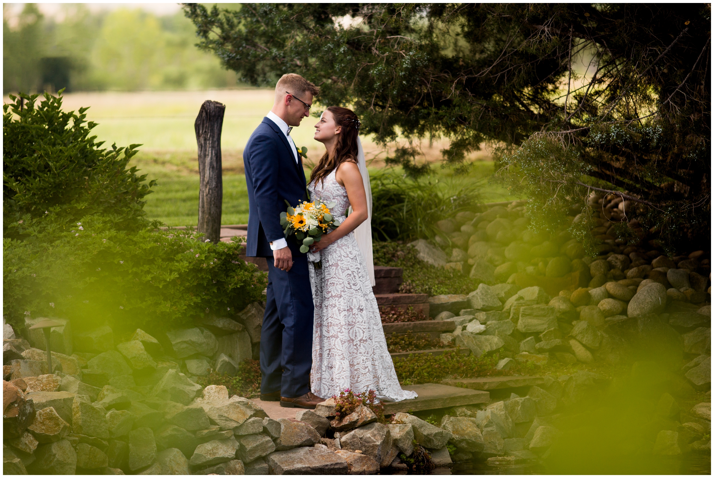 romantic couple's portraits by Longmont Colorado wedding photographer Plum Pretty Photography 