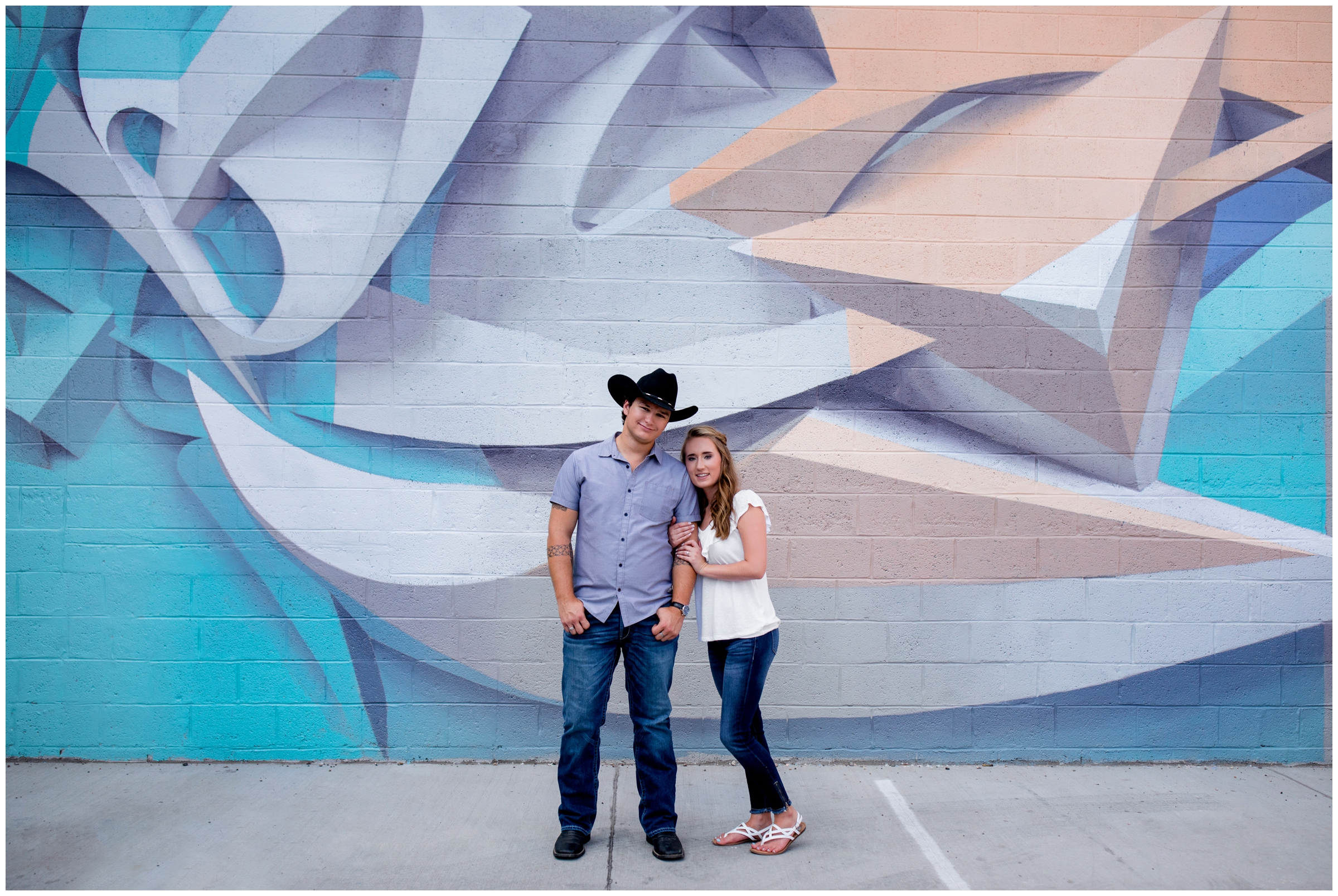 urban graffiti engagement photography inspiration by Fort Collins photographer Plum Pretty Photo 
