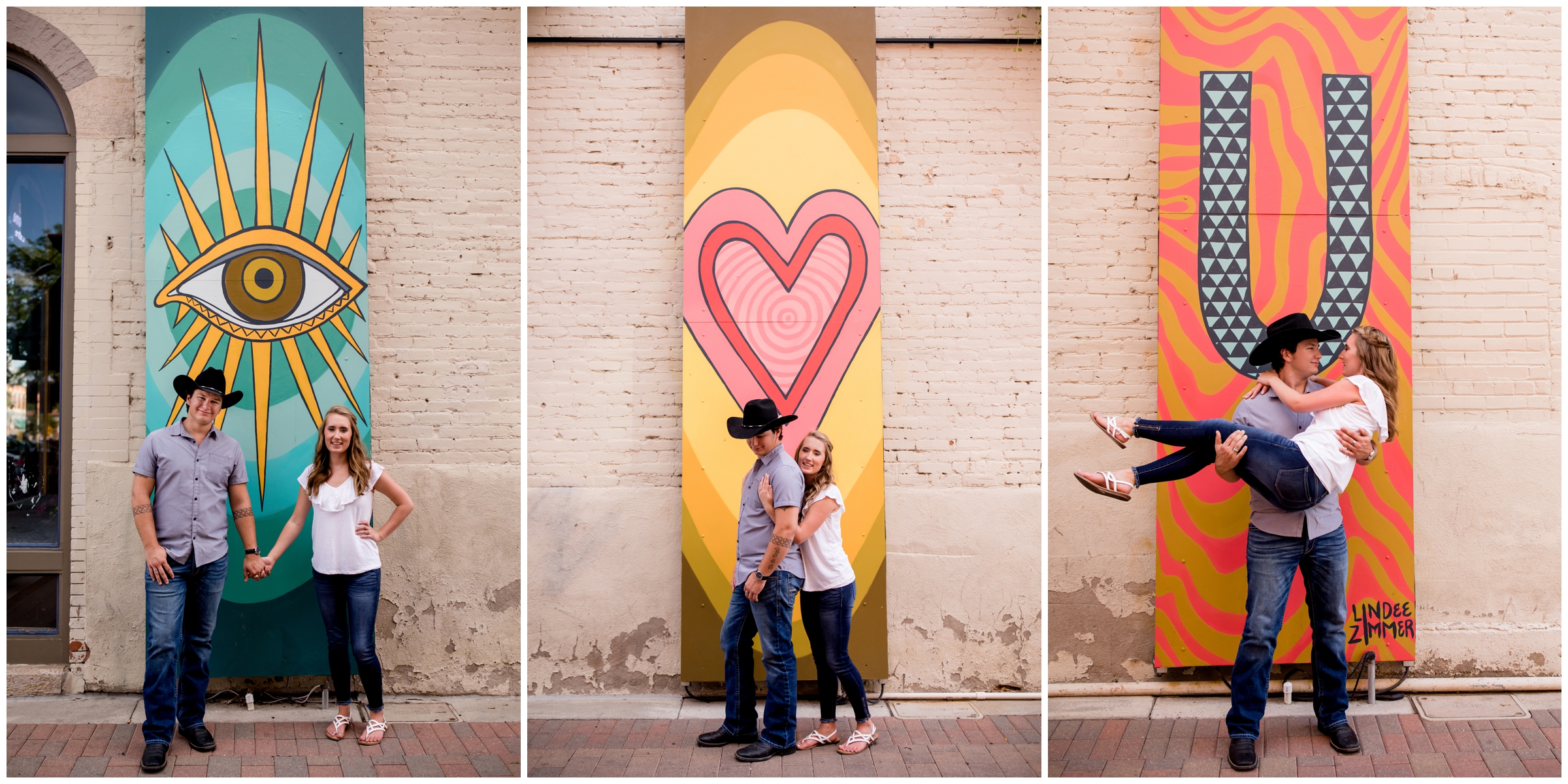urban downtown Fort Collins engagement pictures by Northern Colorado Plum Pretty Photography