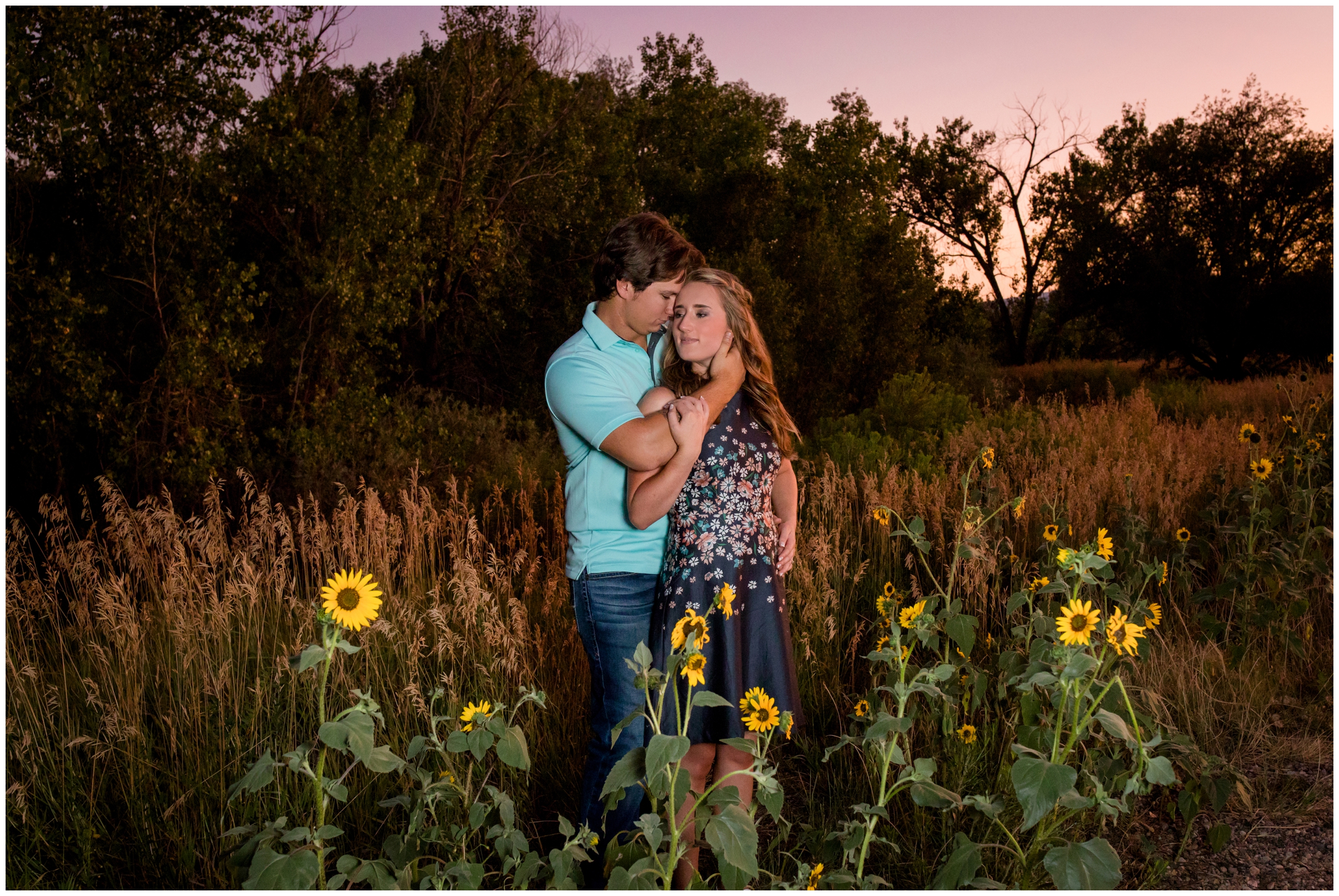 sunset engagement photography inspiration by Ft. Collins Colorado photographer Plum Pretty Photography 