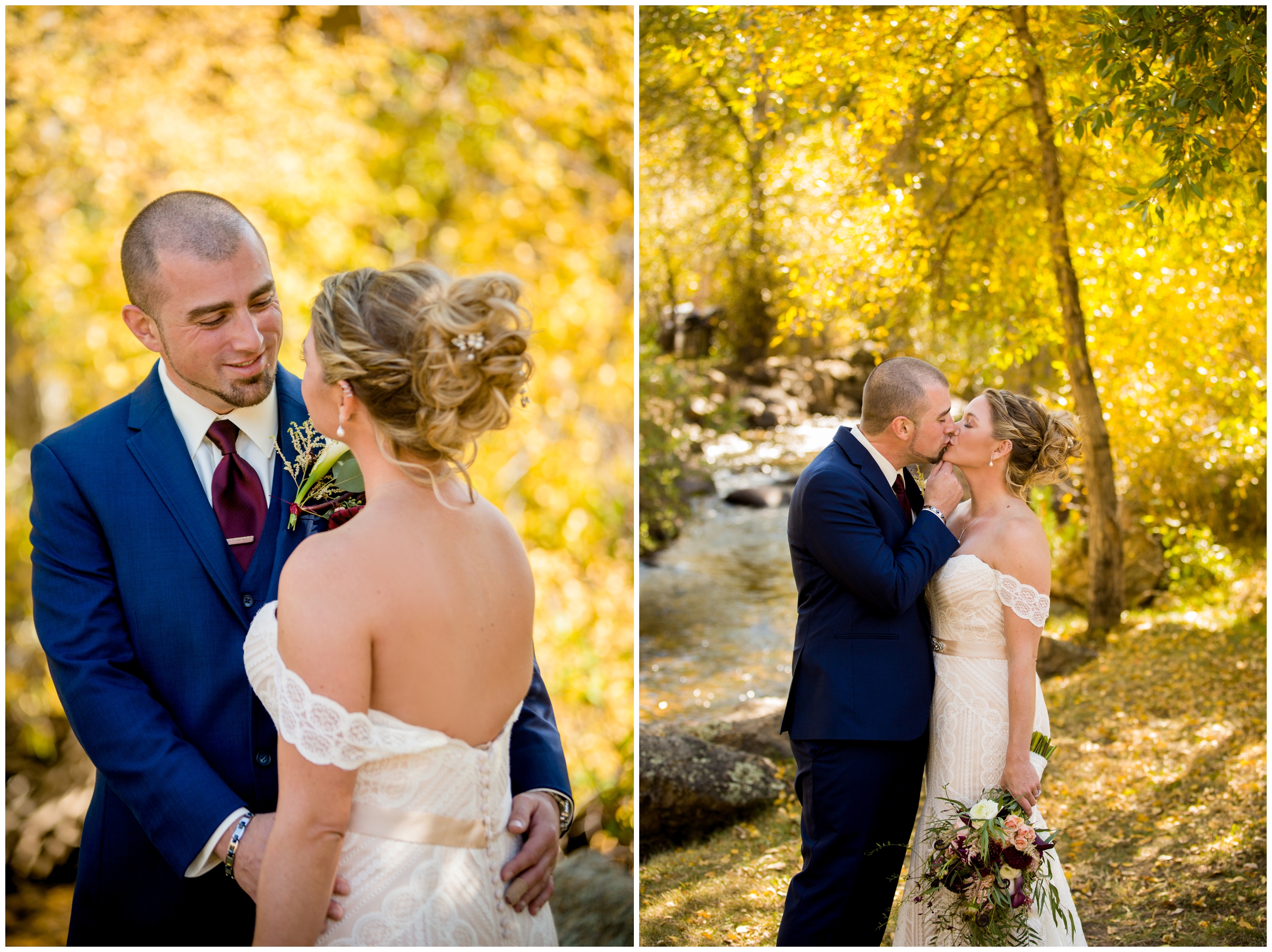 fall wedding inspiration in the mountains of Estes Park