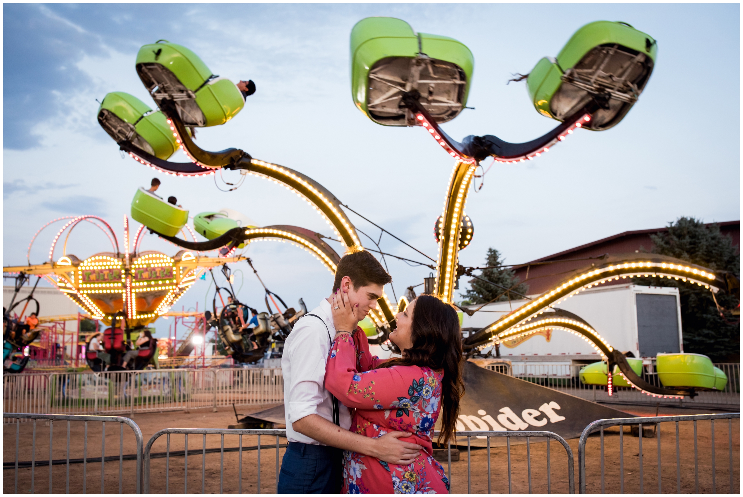 fair engagement pictures at Boulder County Fairgrounds by Colorado wedding photographer Plum Pretty Photo