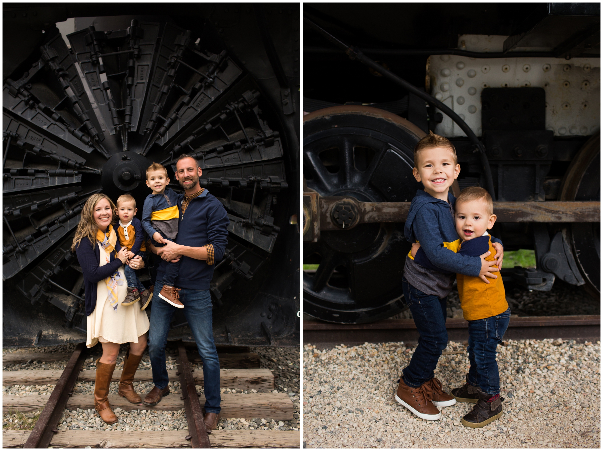 Breckenridge Colorado family photographs at the High Line Railroad Park and the Lodge at Breckenridge by Plum Pretty Photography
