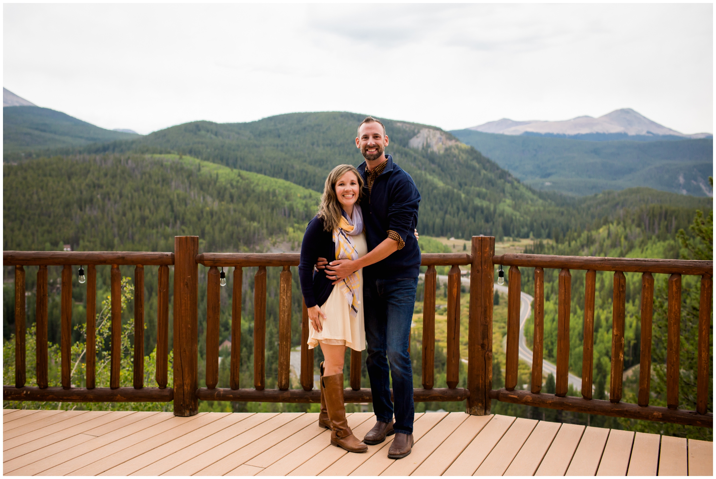 anniversary photo shoot at Lodge at Breckenridge 