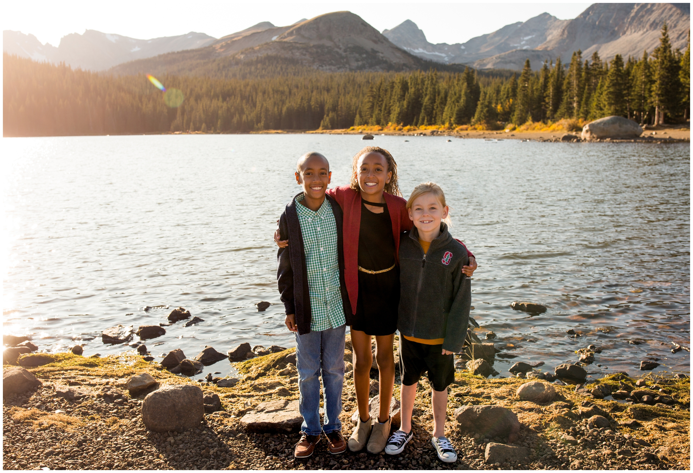 Colorado lake family pictures by Estes Park photographer Plum Pretty Photo 