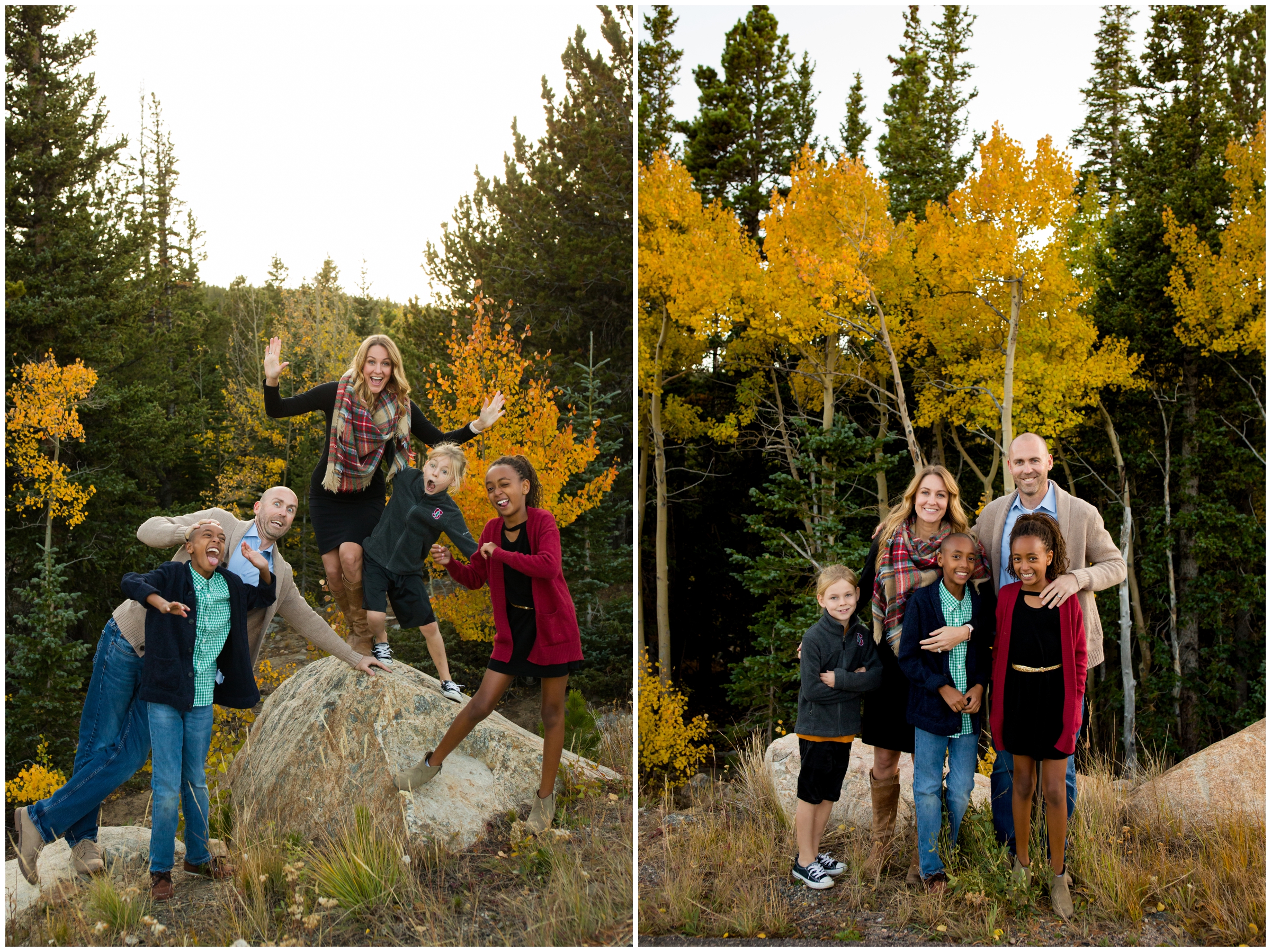 Colorado mountain family photos at Brainard Lake by Estes Park photographer Plum Pretty Photography