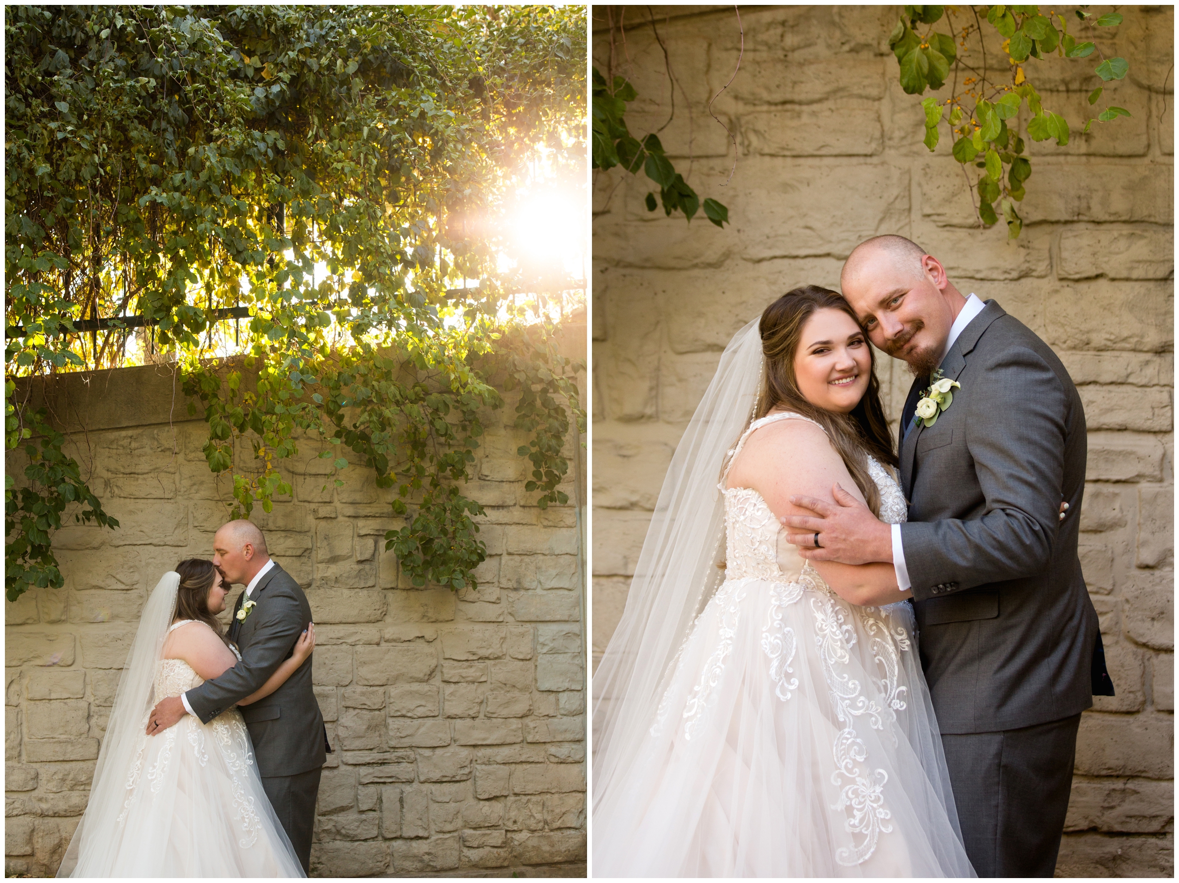 sunny fall wedding portraits in Fort Collins Colorado 