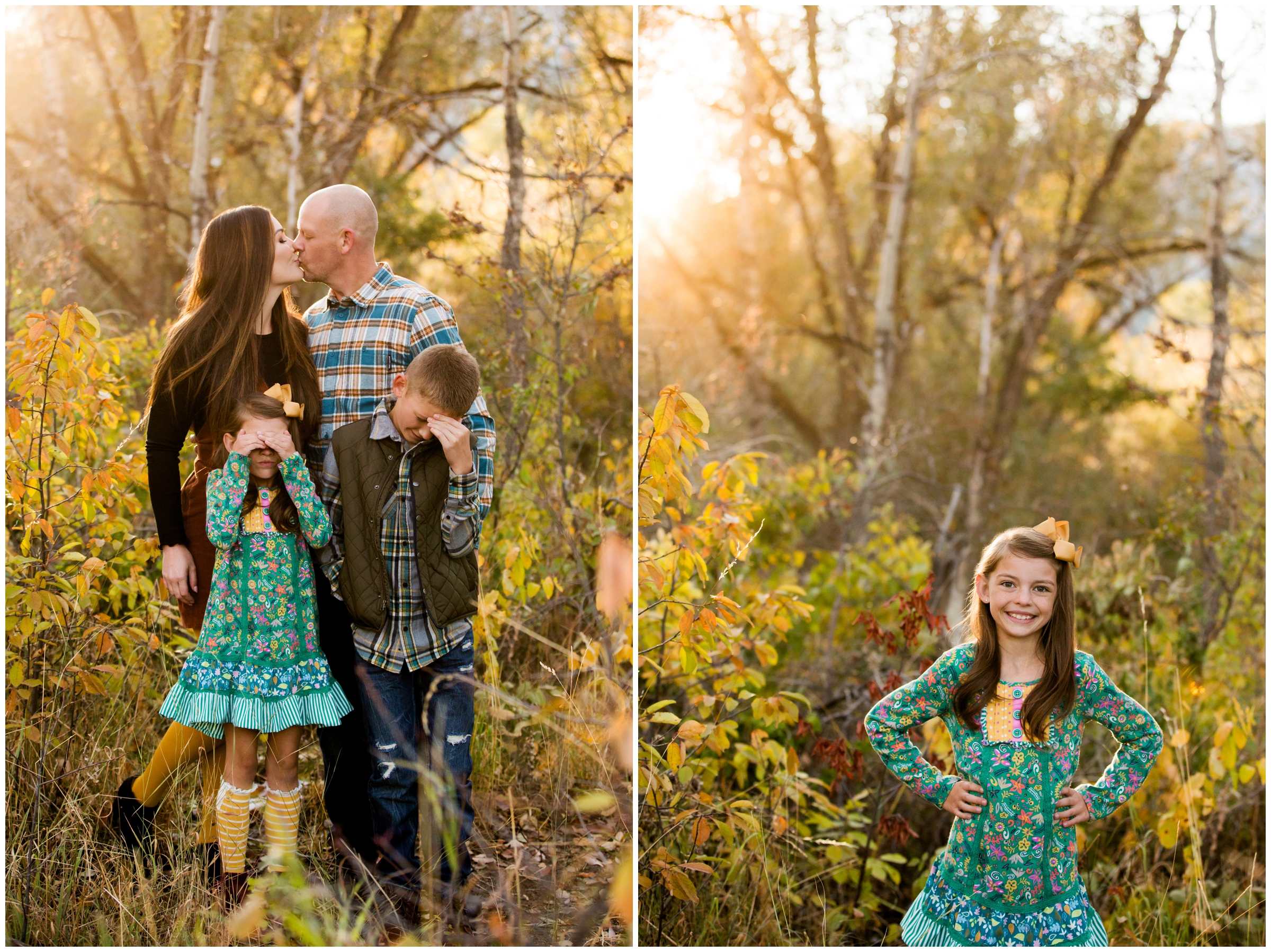 Boulder Colorado family pictures at South Mesa Trail by portrait photographer Plum Pretty Photography