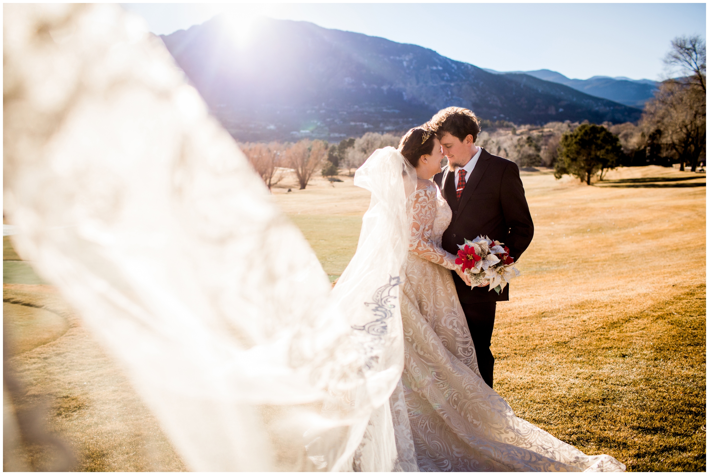 unique wedding veil photos at Cheyenne Mountain Resort wedding by Colorado Springs photographer Plum Pretty Photography