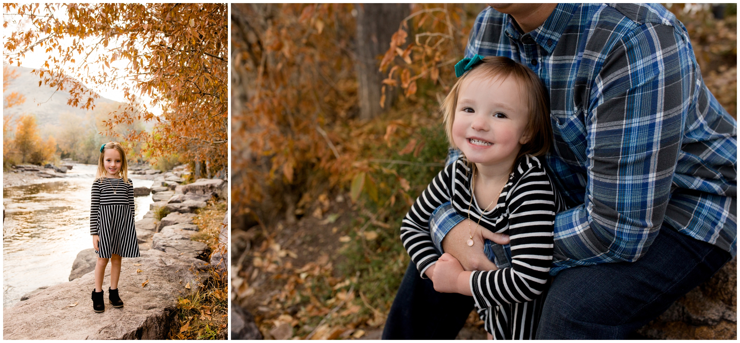 fall child portraits at Golden History Museum in Colorado 