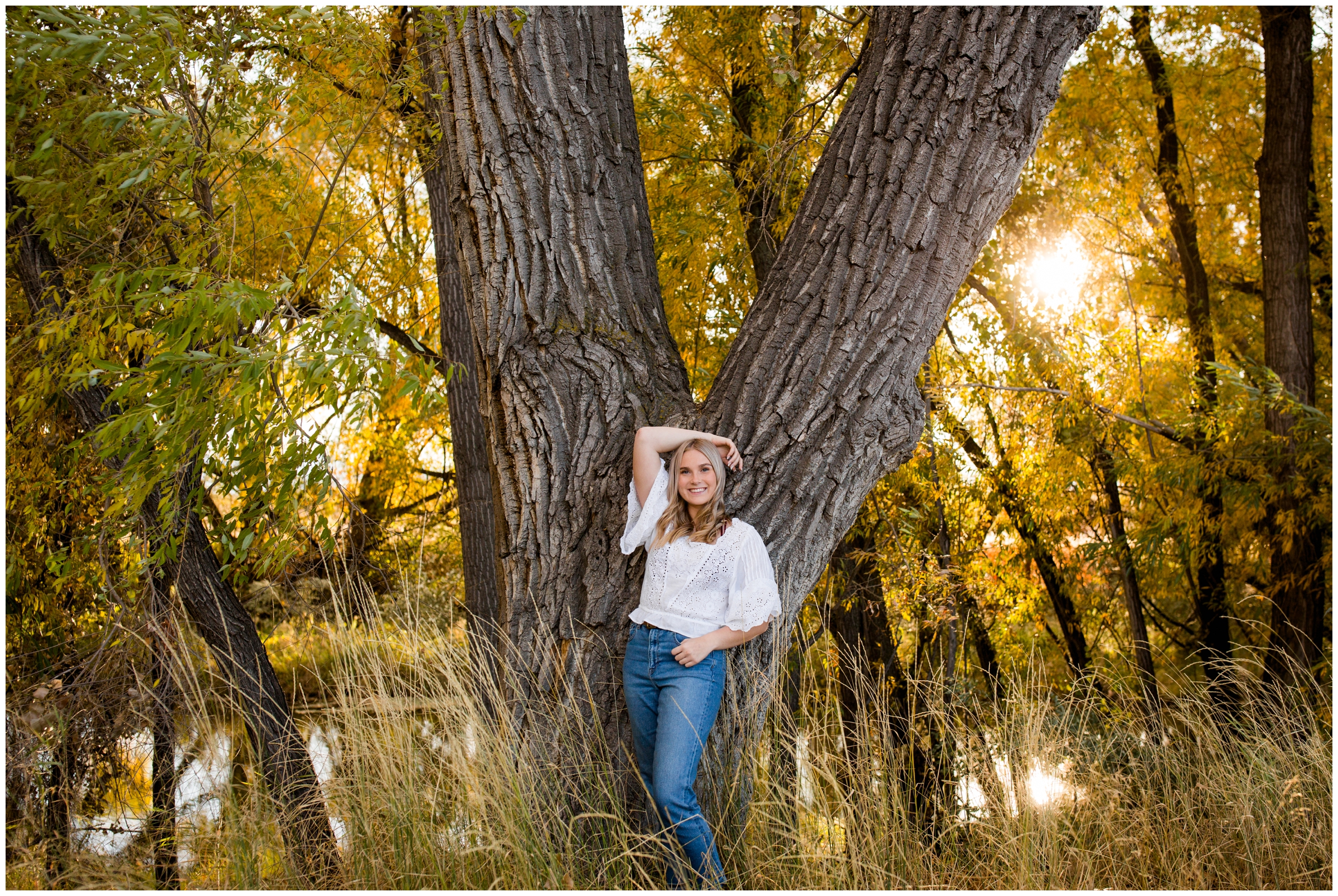 fall senior photography inspiration by Colorado photographer Plum Pretty Photos