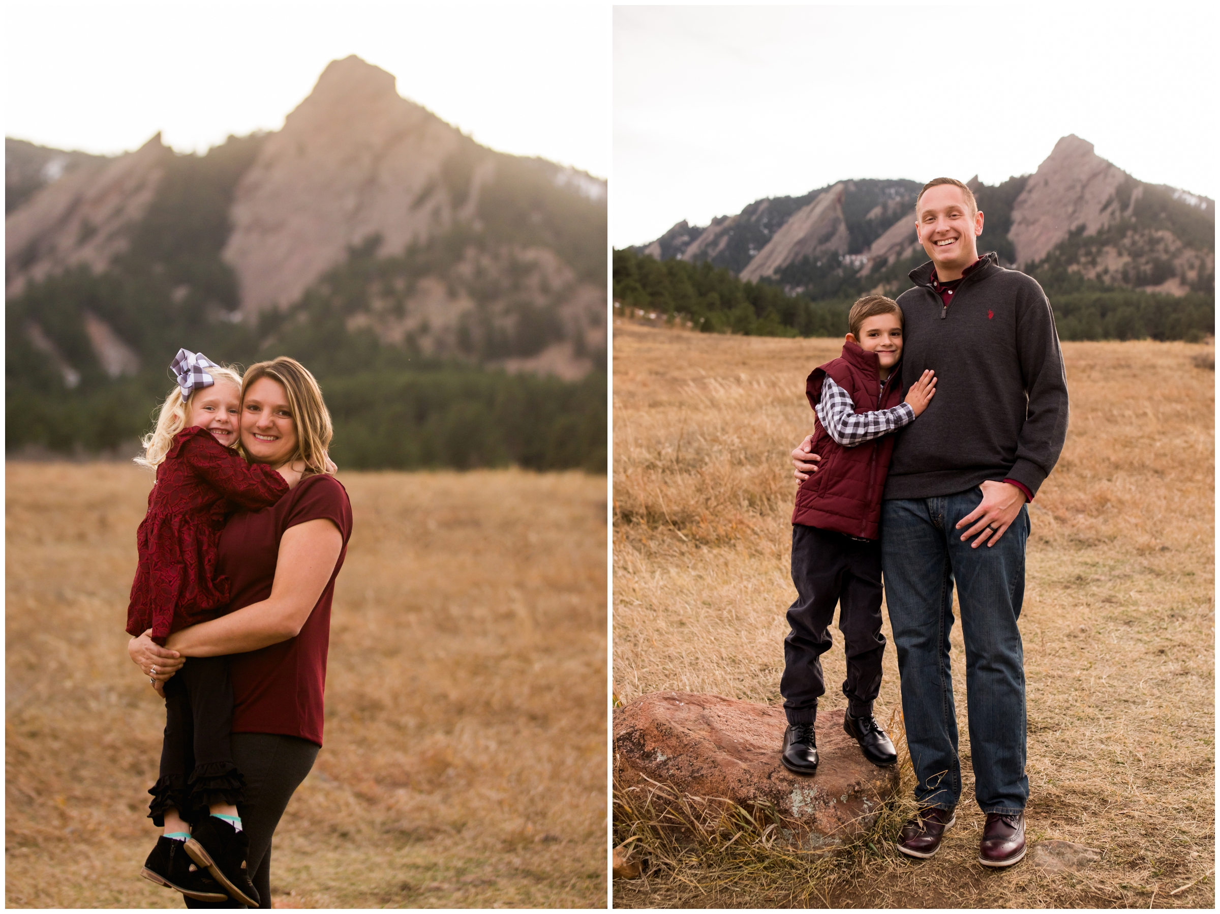 Boulder Colorado family photos at Chautauqua Park 