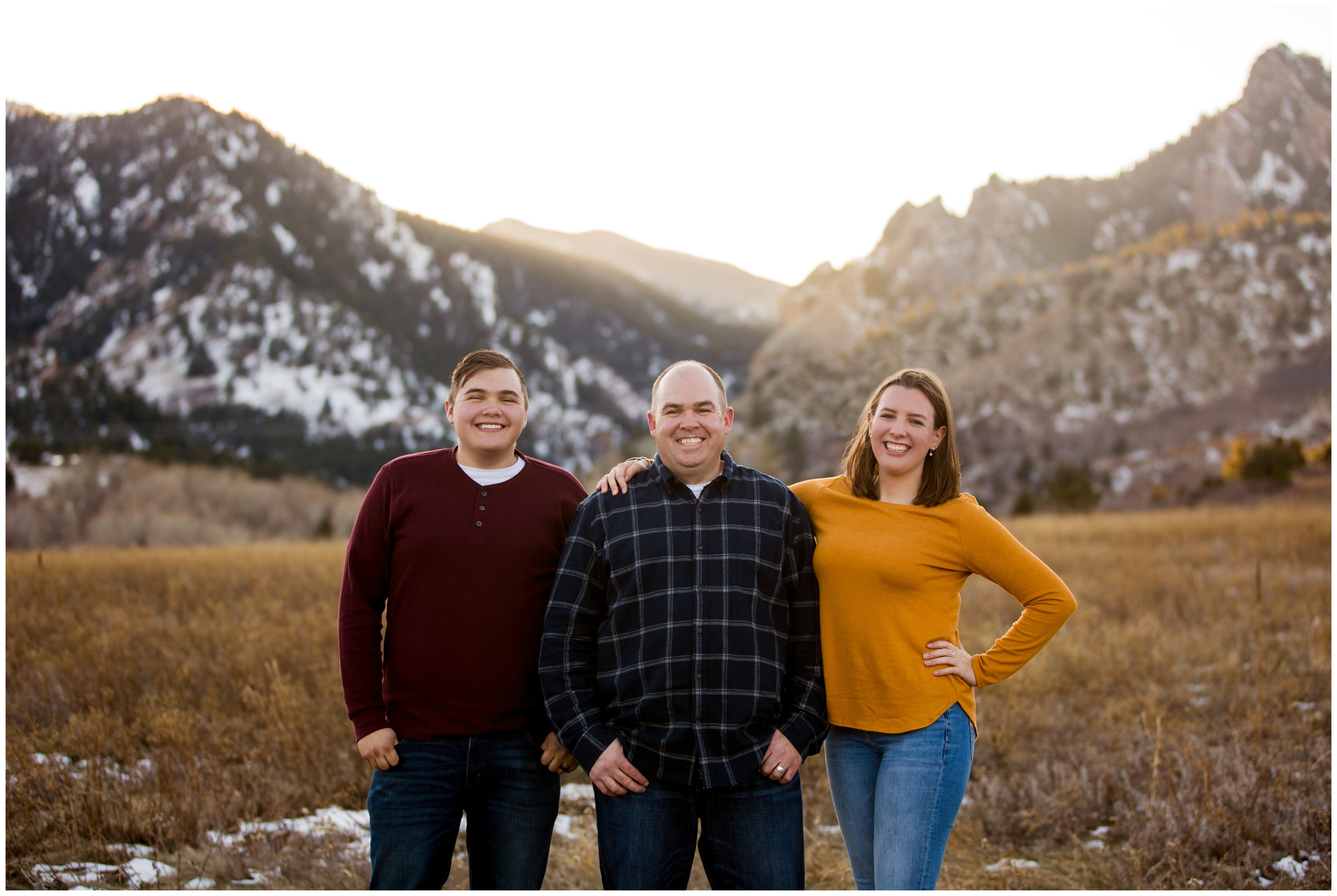 Boulder family photography inspiration at South Mesa Trail by Colorado portrait photographer Plum Pretty Photography