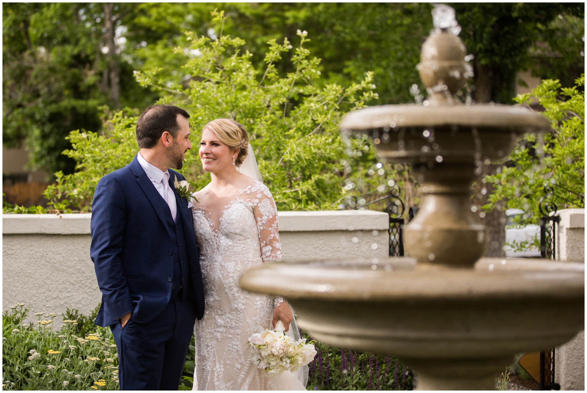 Cherry Creek wedding photos at intimate Denver wedding at private home by Plum Pretty Photography