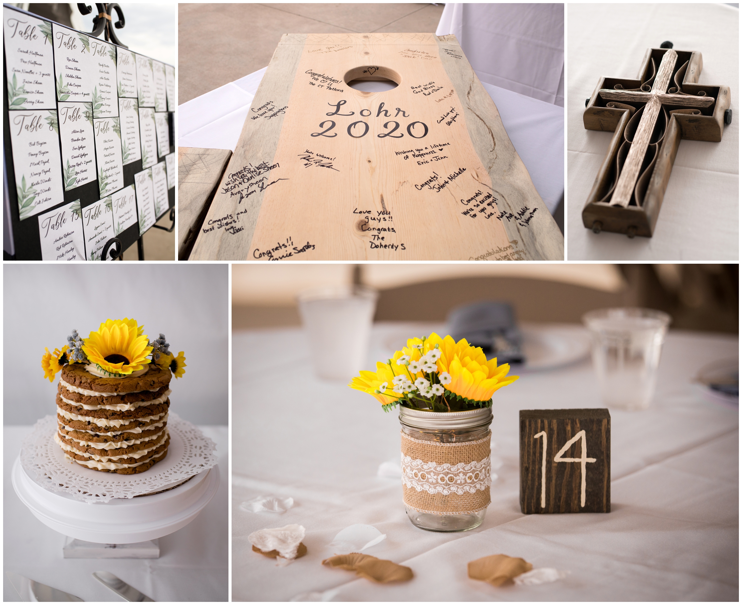 simple and rustic sunflower wedding centerpieces