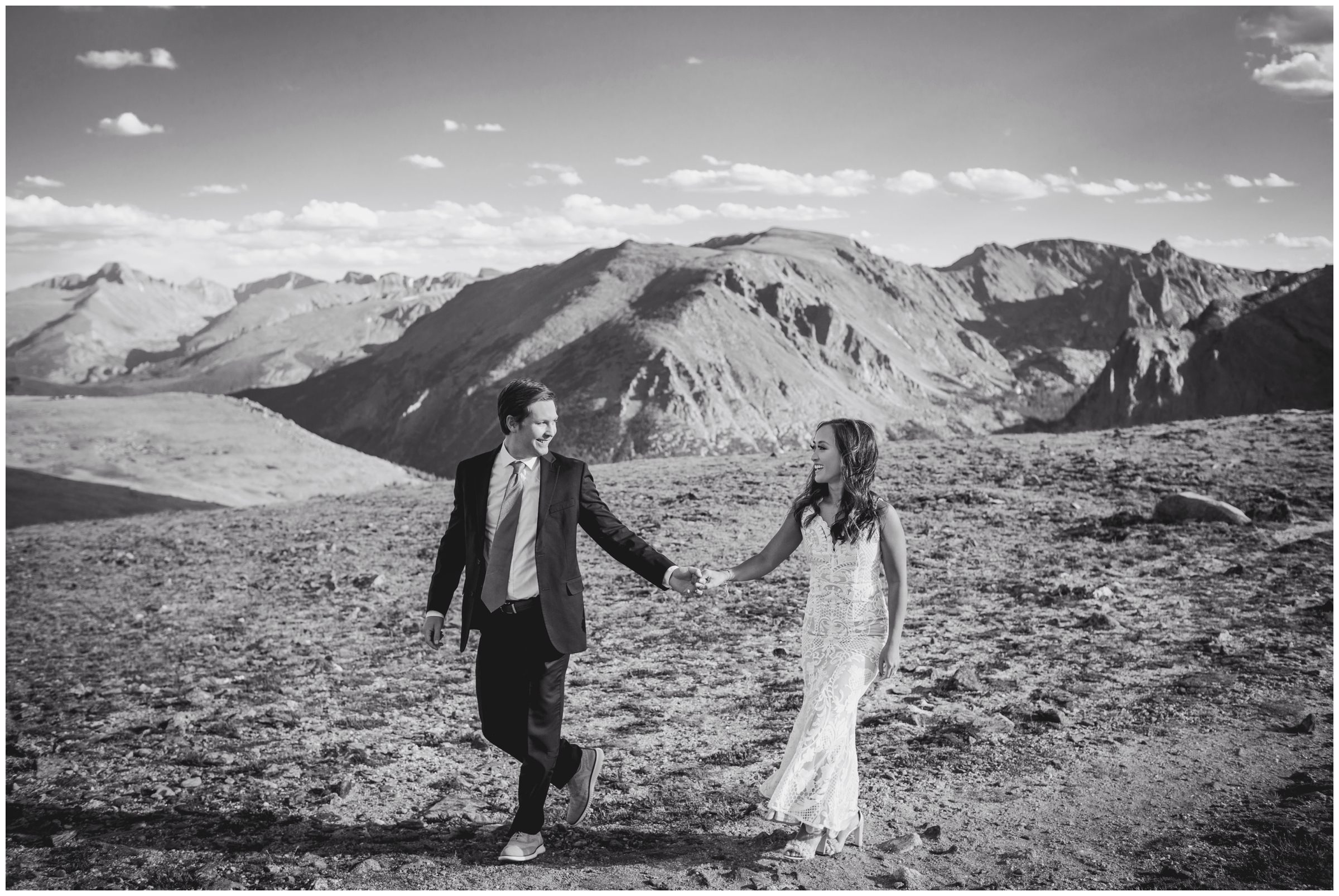 Rocky Mountain National Park elopement photos by Estes Park wedding and portrait photographer Plum Pretty Photography