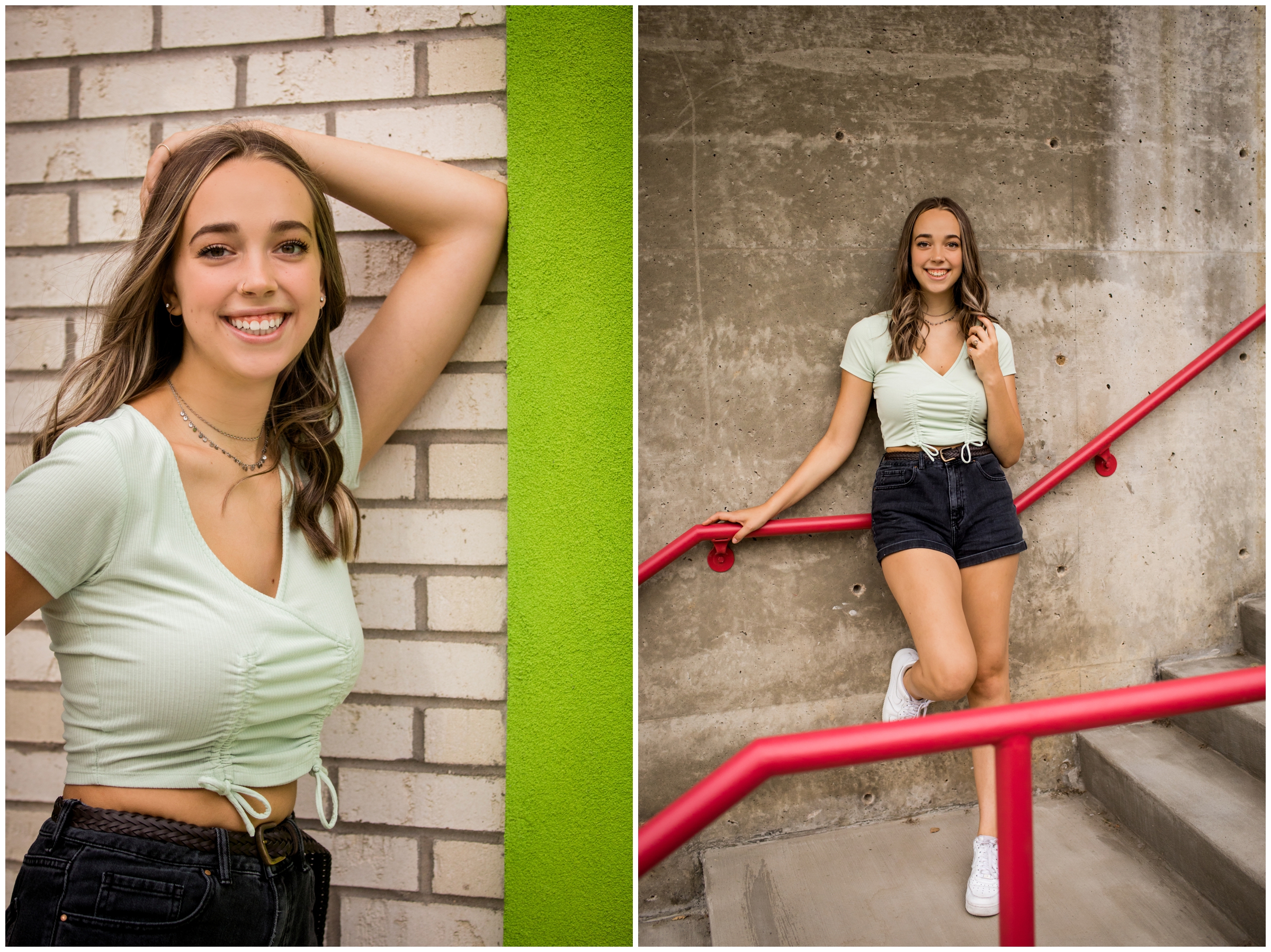 Skyline High School Longmont Colorado senior pictures in Prospect New town 