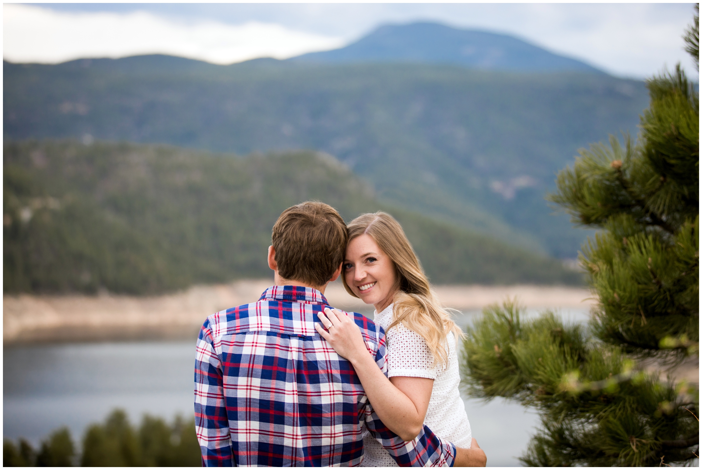 Gross reservoir Colorado mountain engagement portraits 