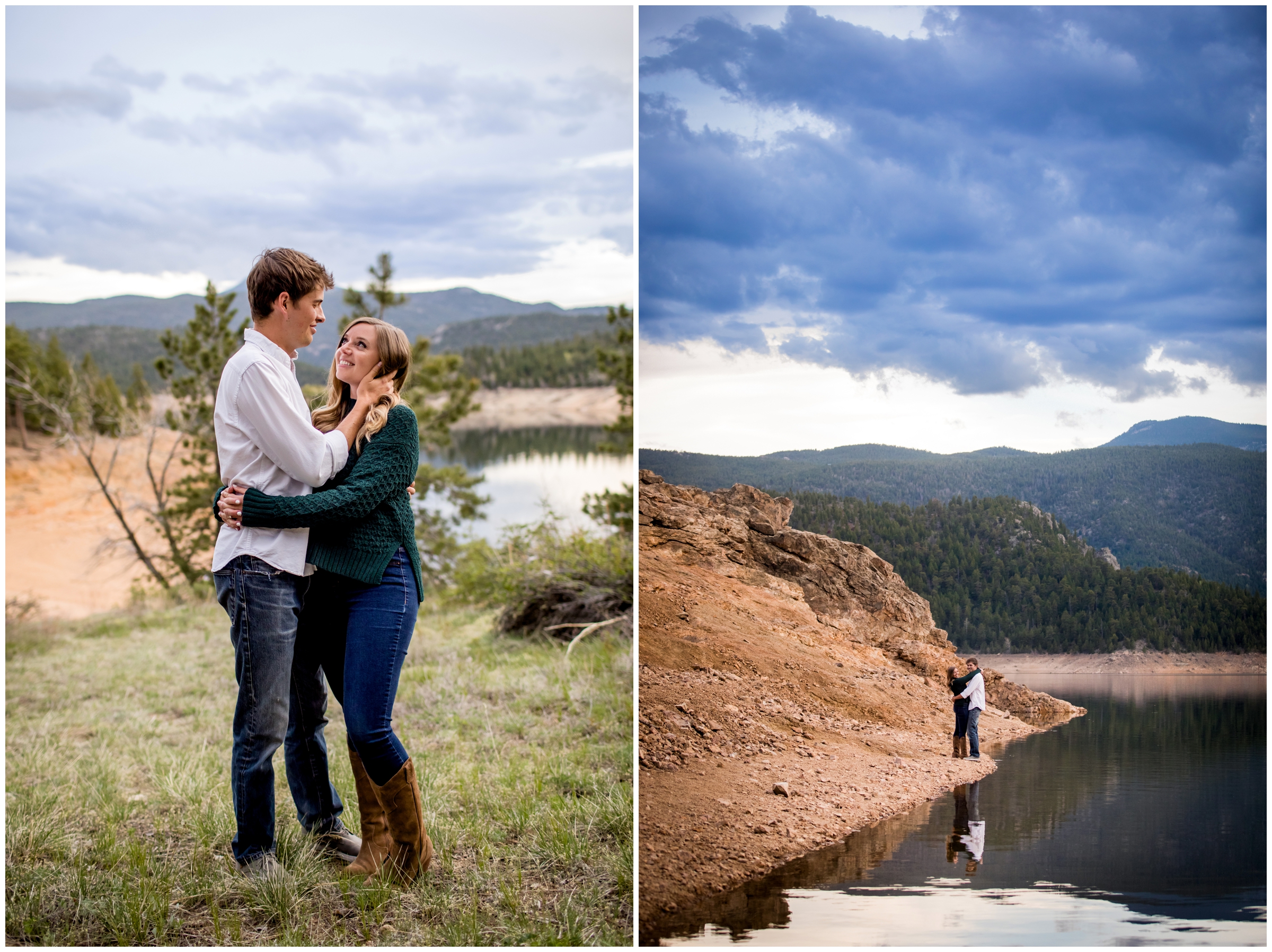Gross Reservoir and CU Boulder engagement photos by Colorado photographer Plum Pretty Photography