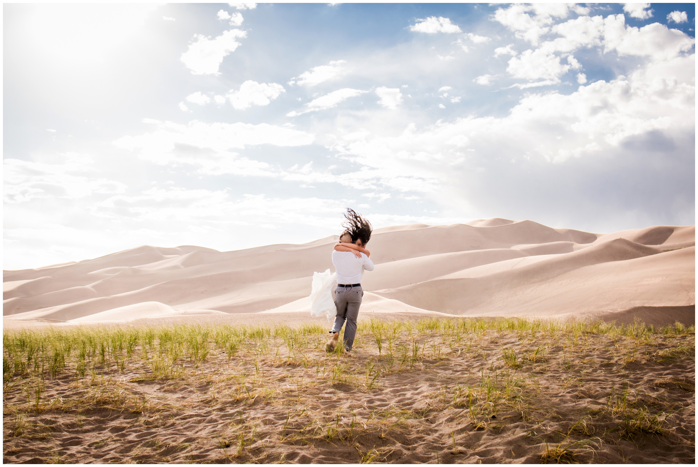 Great Sand Dunes National Park couple's portraits in Colorado 