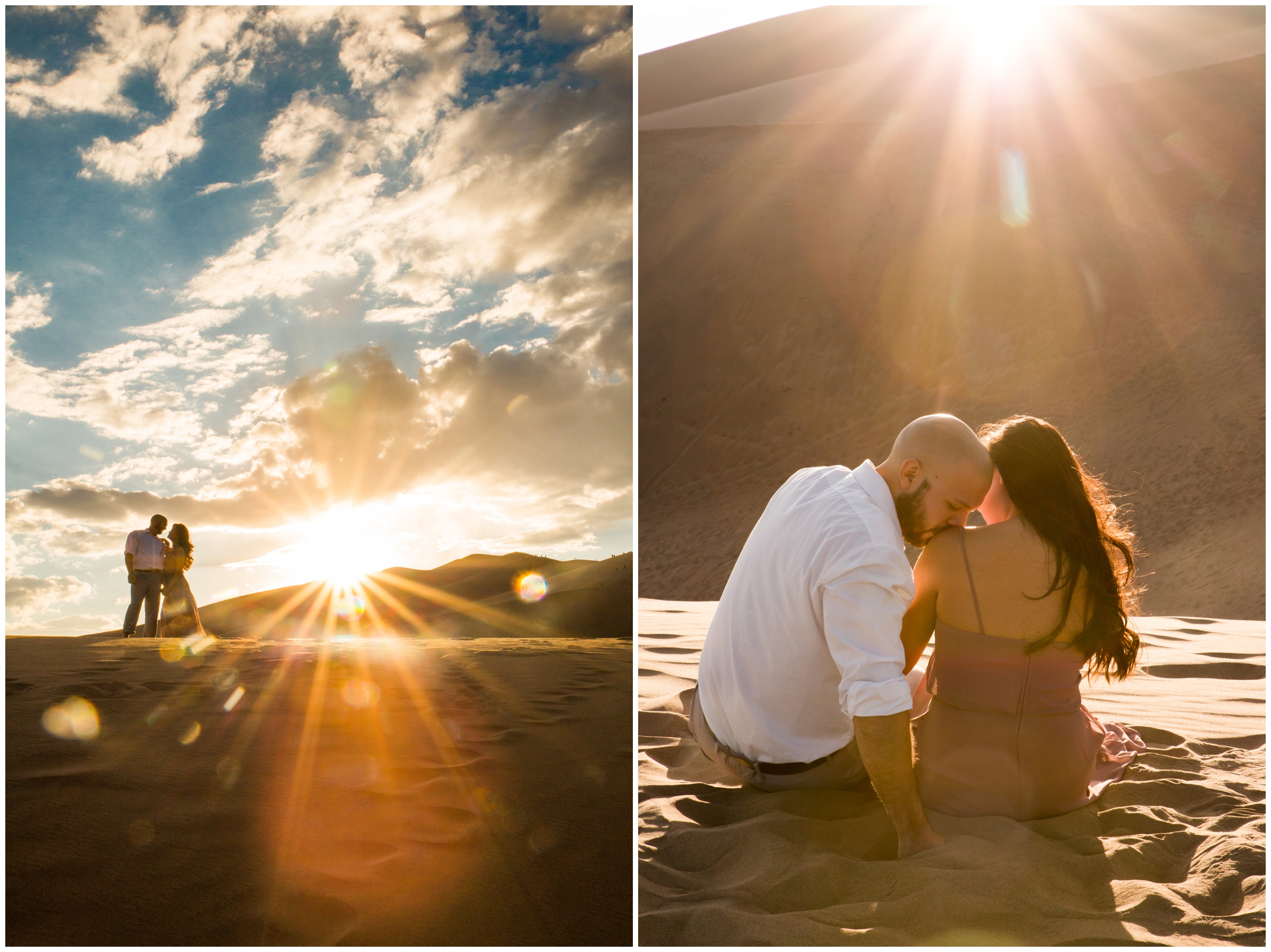 silhouette engagement photos by Plum Pretty Photography 