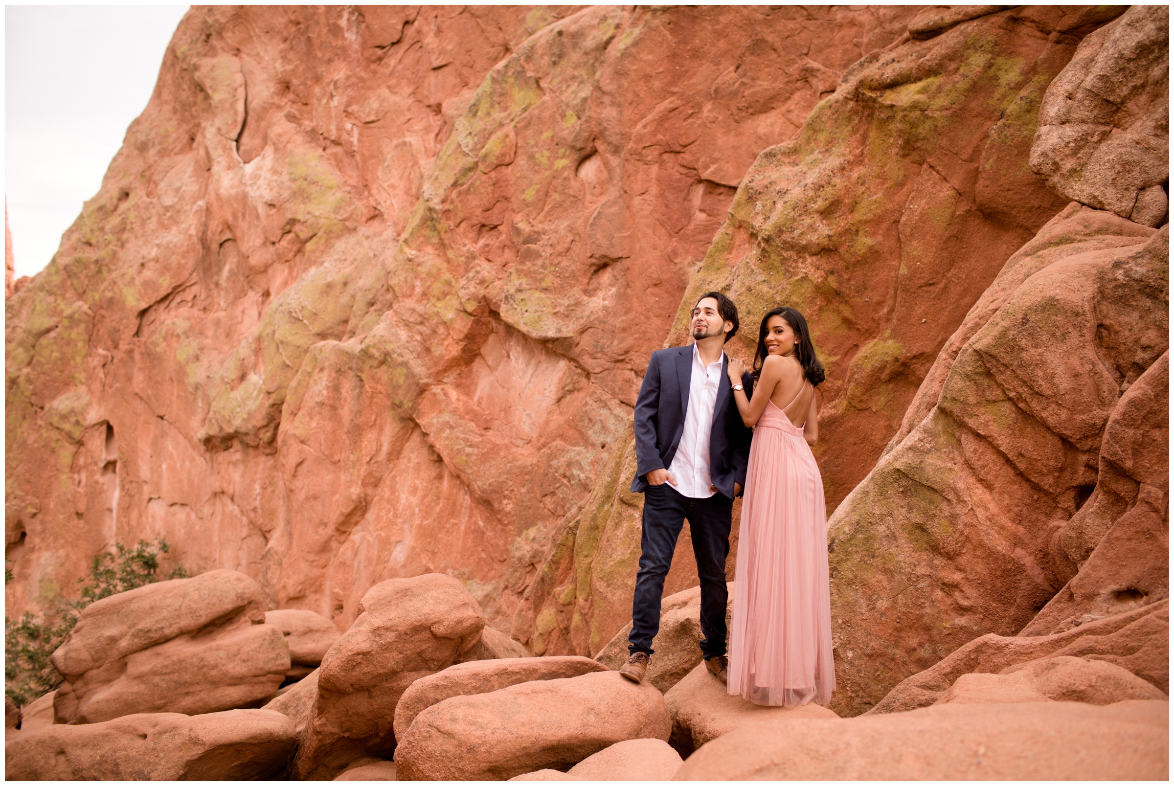 Garden of the Gods Colorado Springs engagement photography inspiration