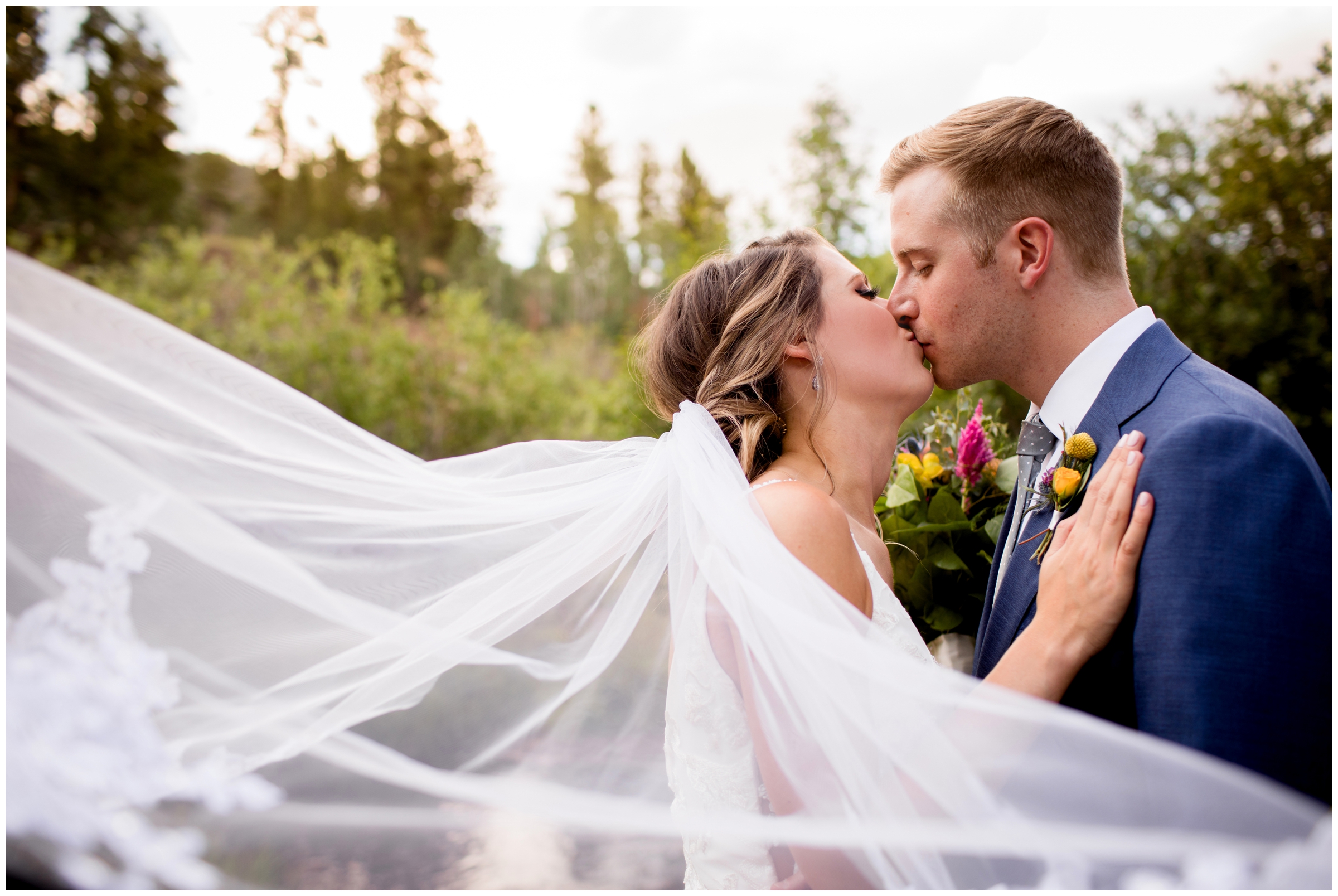 unique veil photos by Colorado mountain wedding photographer Plum Pretty Photography 