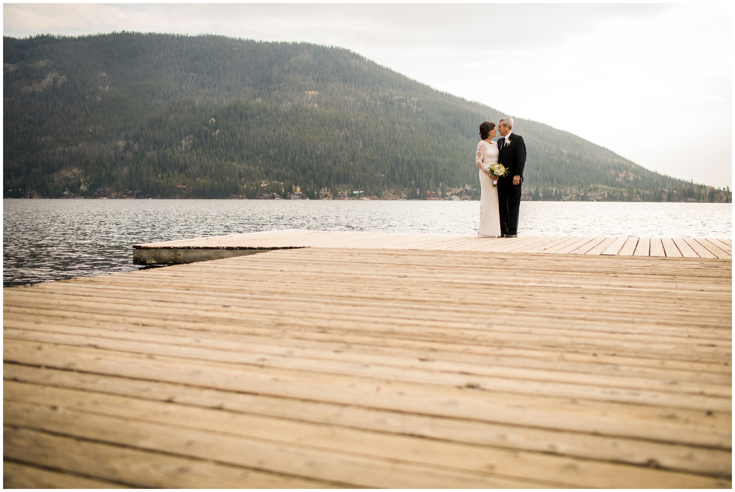 Grand Lake wedding photos at Point Park by Colorado mountain elopement photographer Plum Pretty Photography