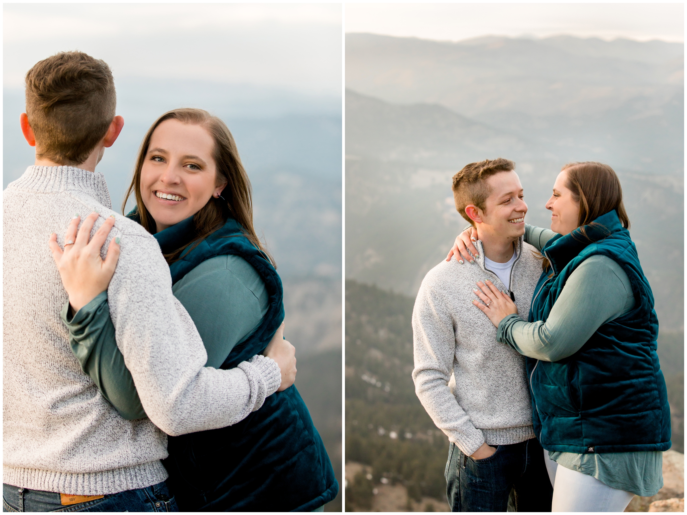 Lost Gulch Overlook Boulder engagement photography inspiration by Plum Pretty Photo 