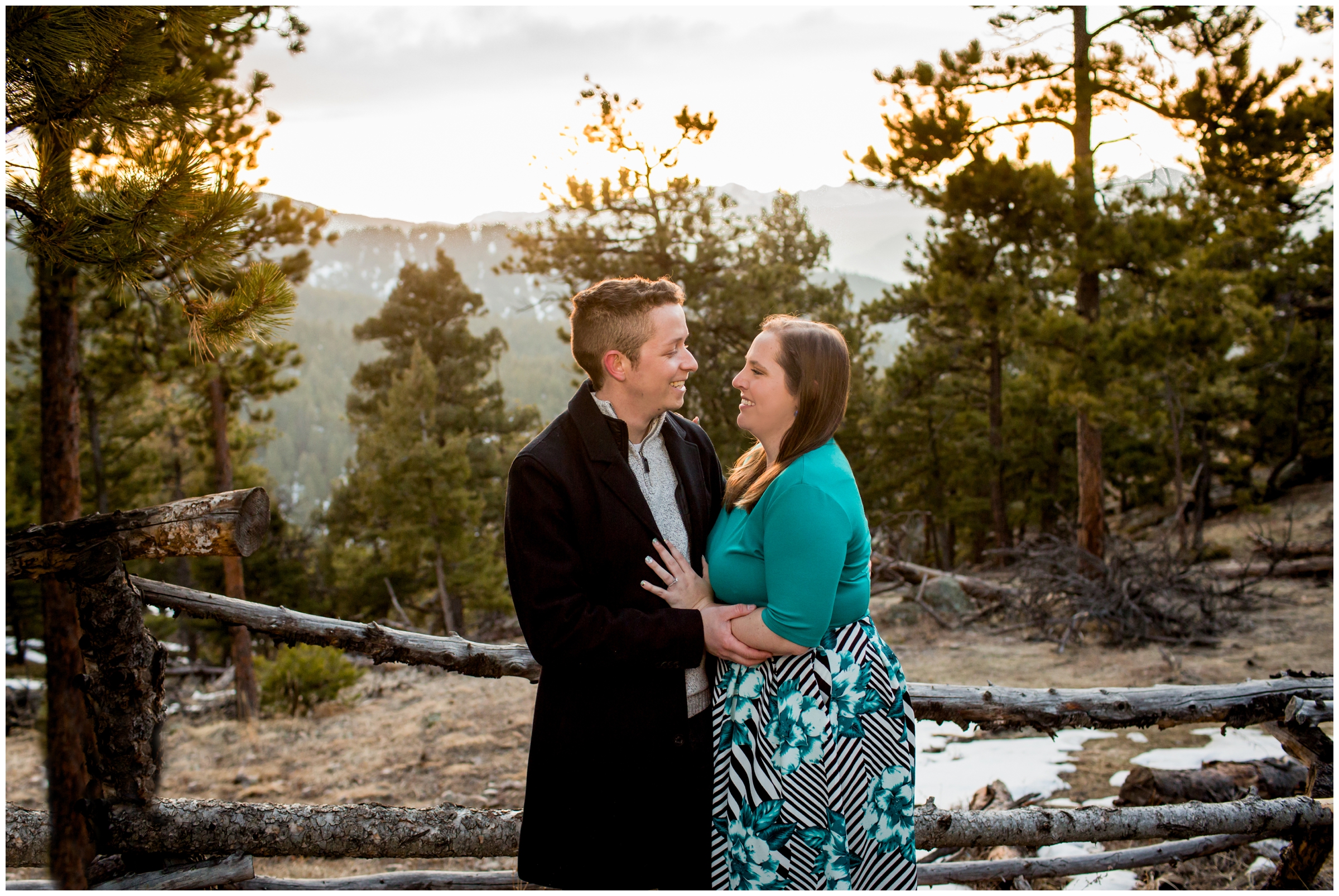 Lost Gulch Overlook engagement photography inspiration in Boulder Colorado 