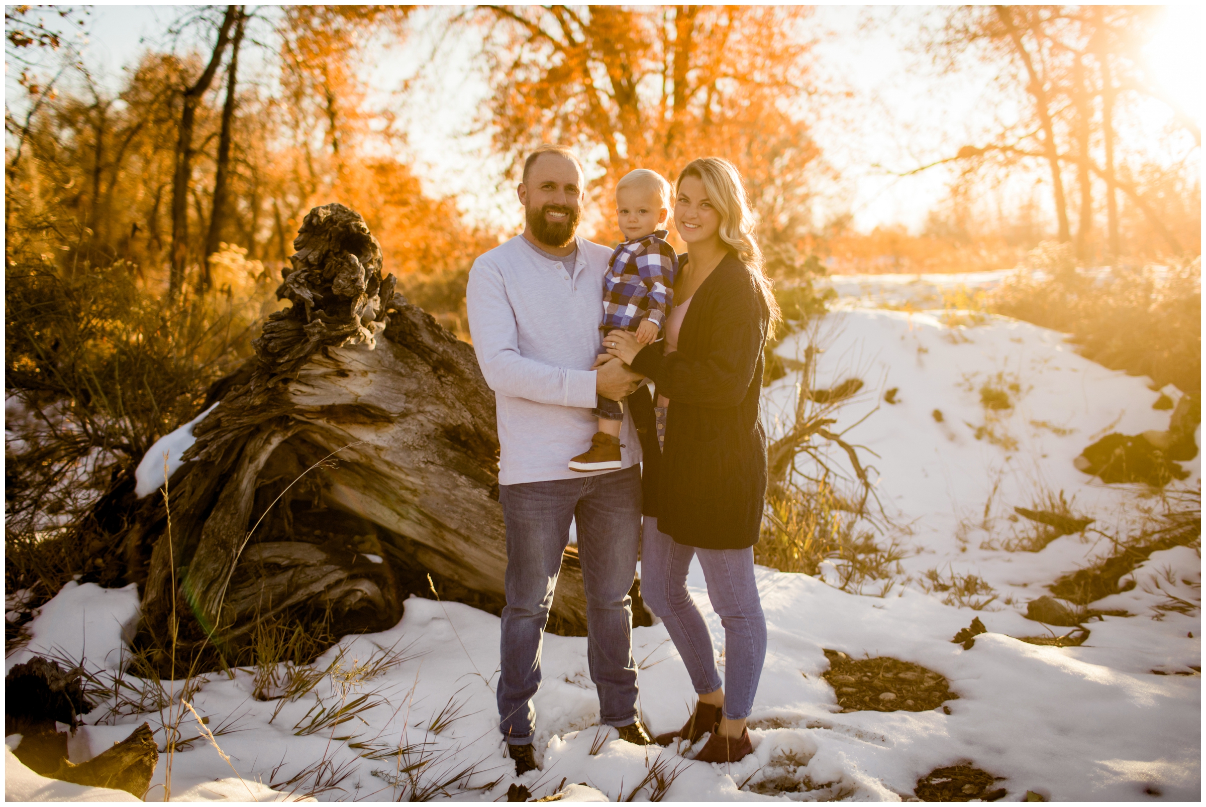 Colorado fall family photography session at Riverbend Ponds