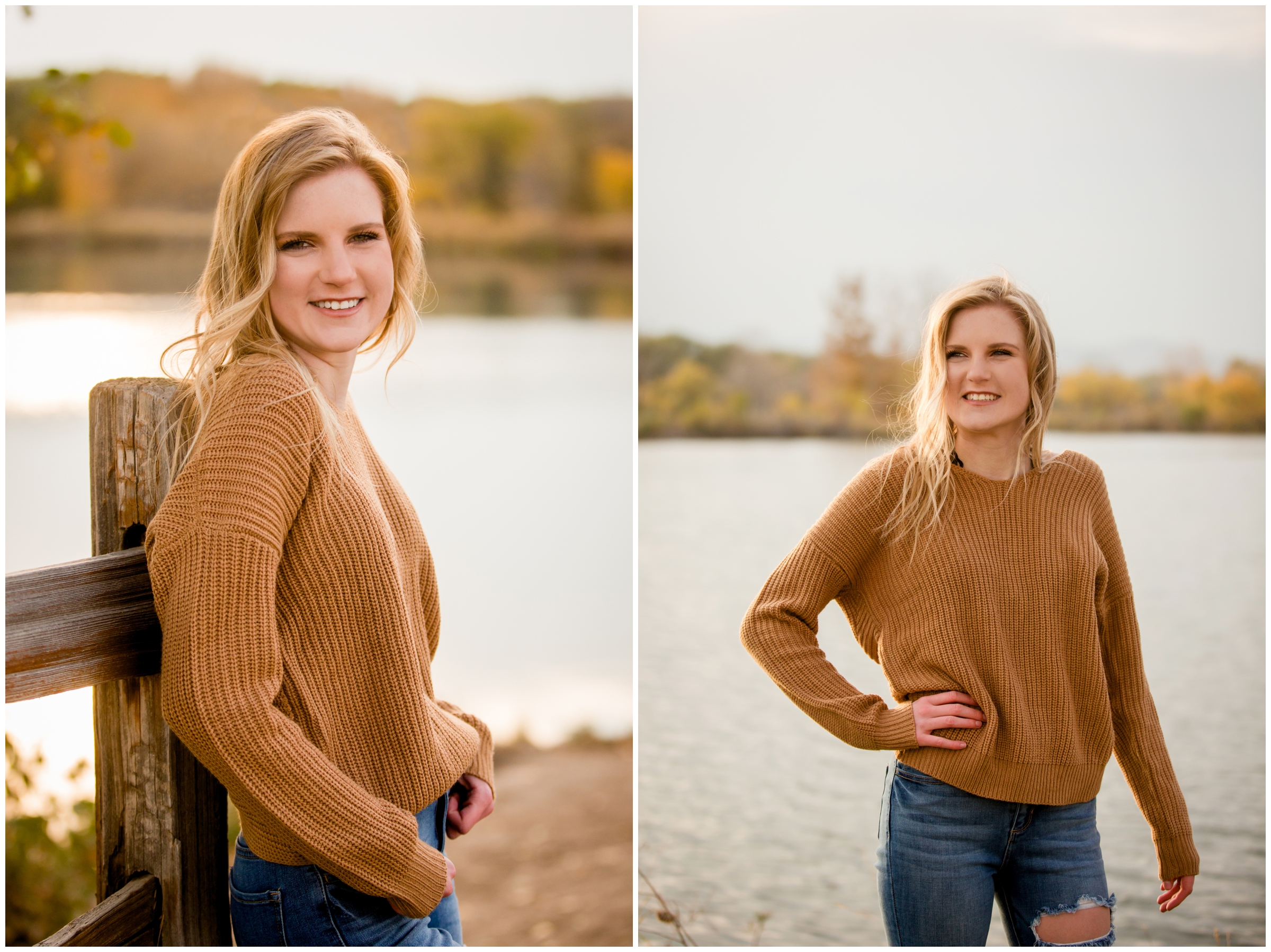lake senior pictures in boulder county CO