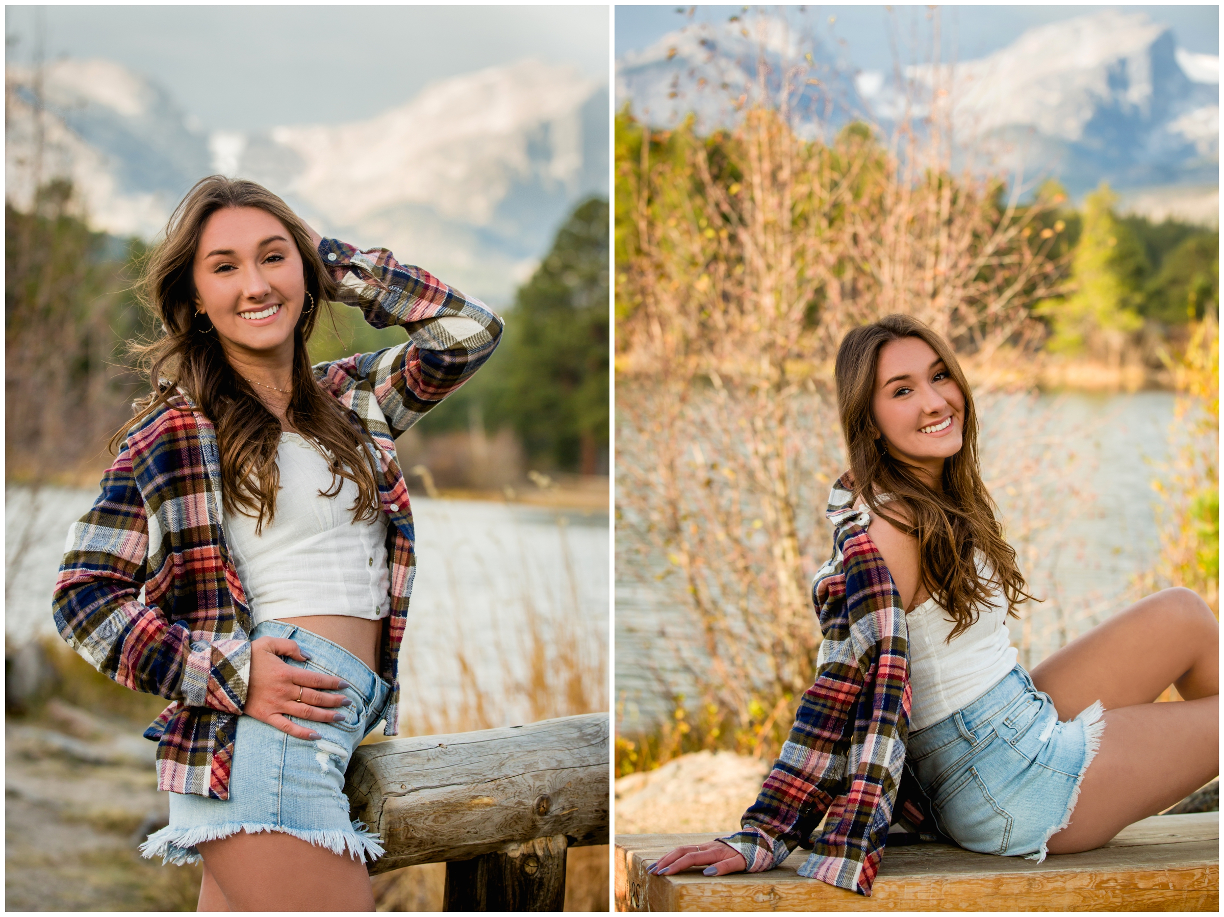 RMNP senior photos at Sprague Lake and Moraine Park by Estes Park Colorado photographer Plum Pretty Photography