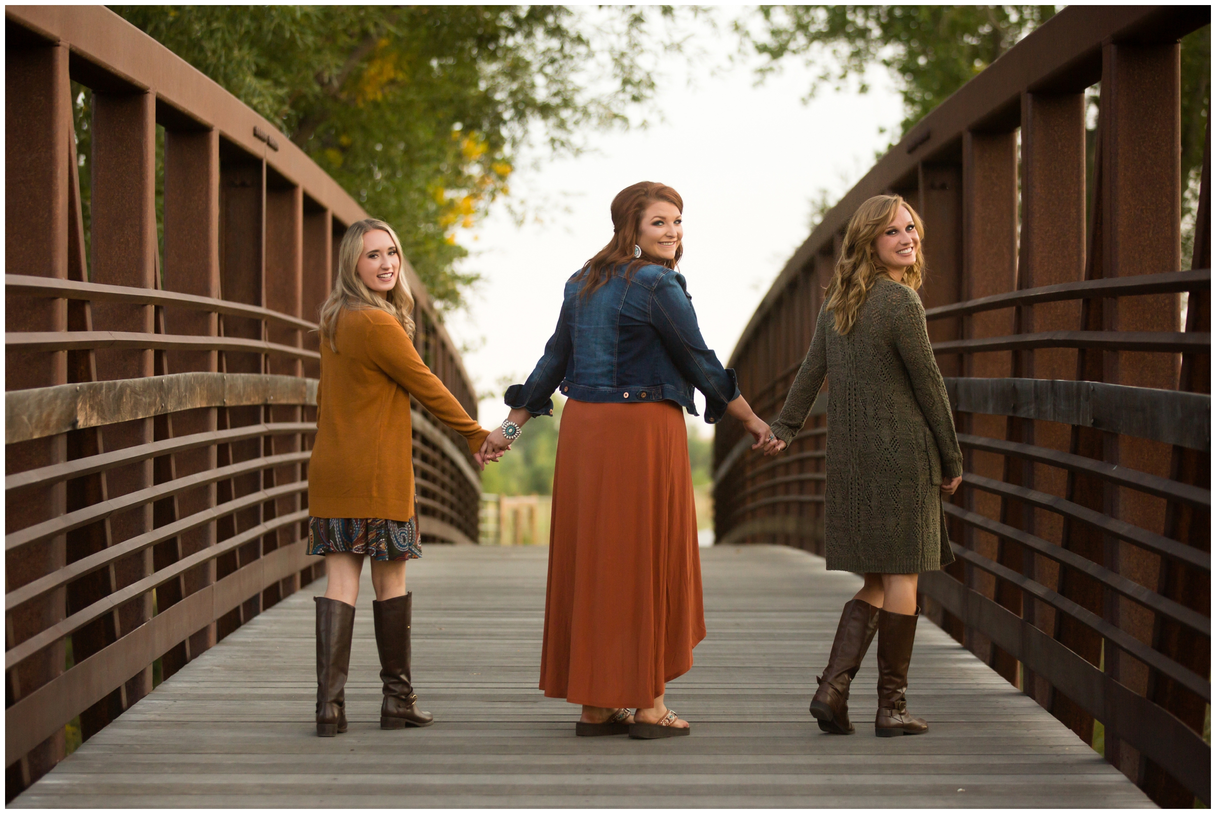 Best friends photography session at Sandstone Ranch by Longmont portrait photographer Plum Pretty Photography