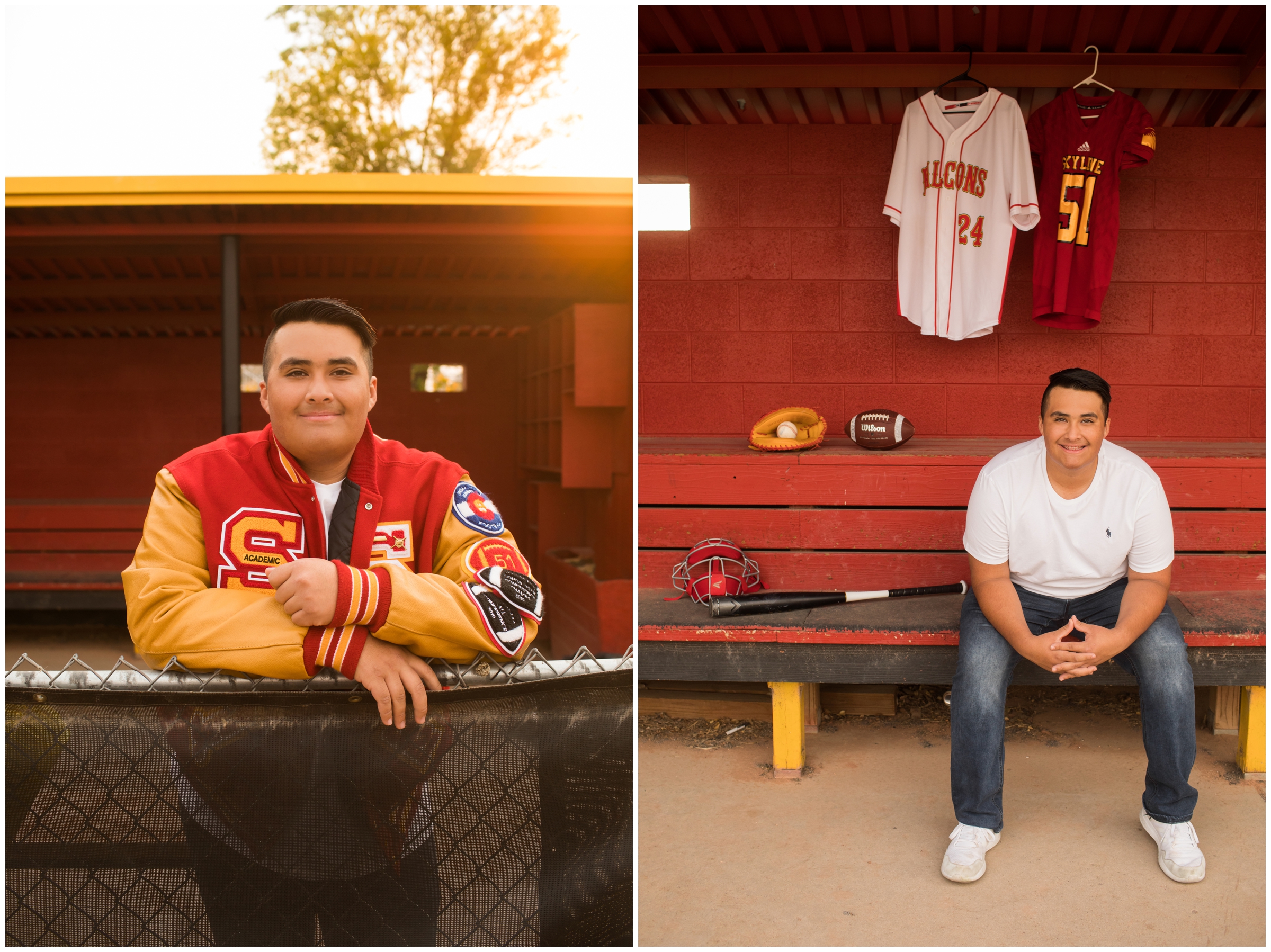 Skyline high school Colorado baseball senior pictures 