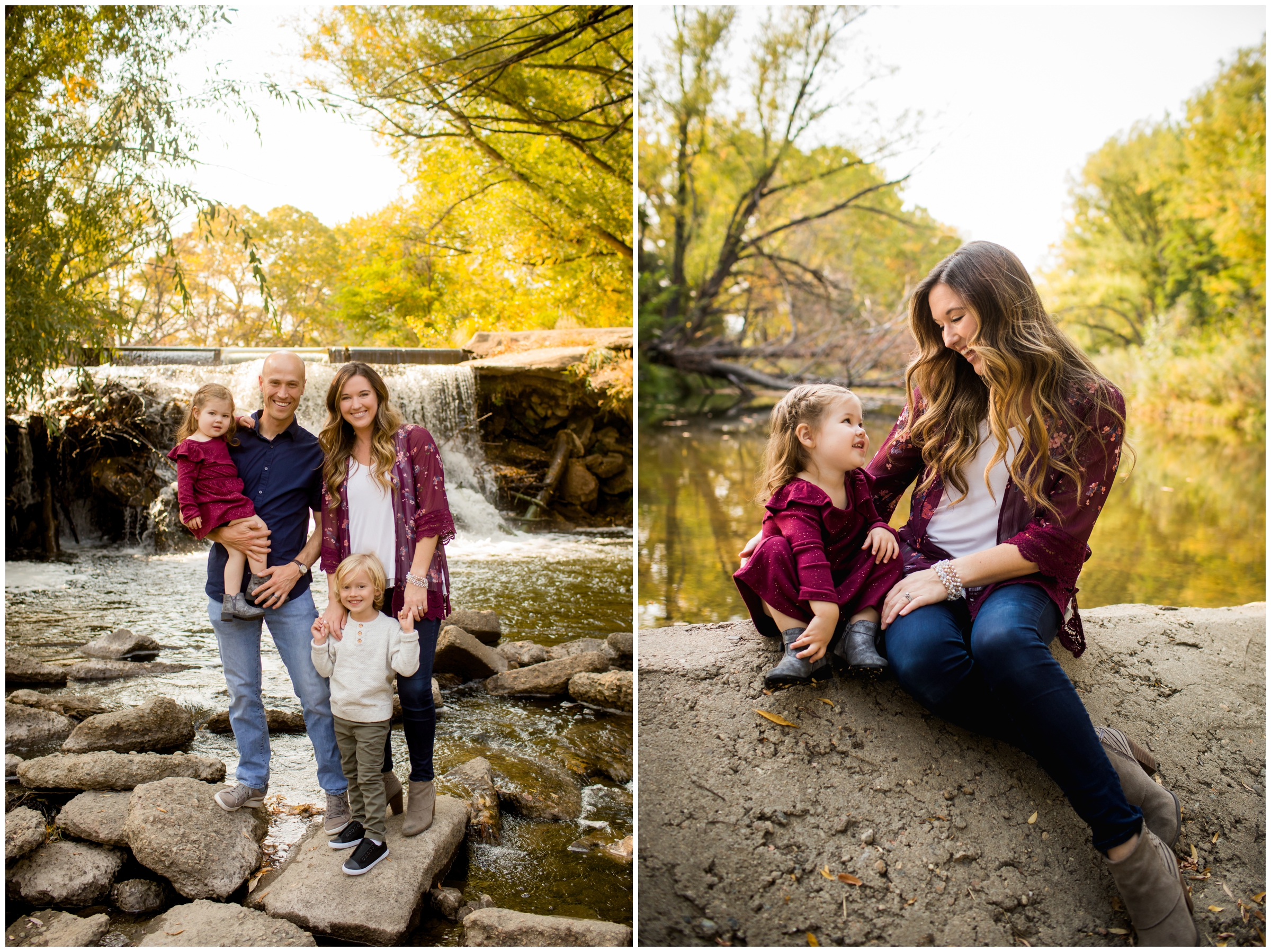 Longmont family photography session at Golden Ponds by Colorado portrait photographer Plum Pretty Photography