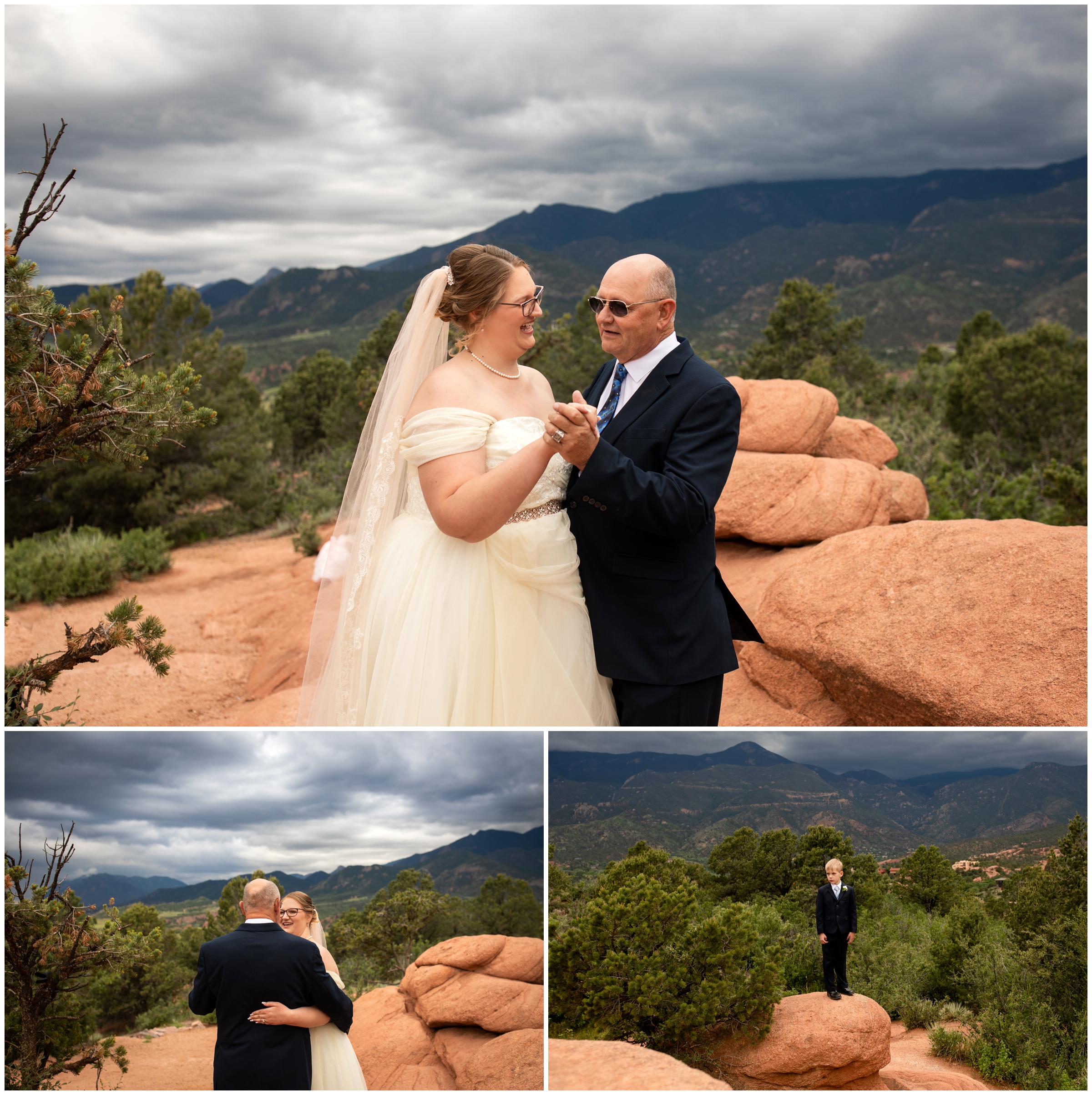 father-daughter dance at High Point Overlook in Colorado Springs 