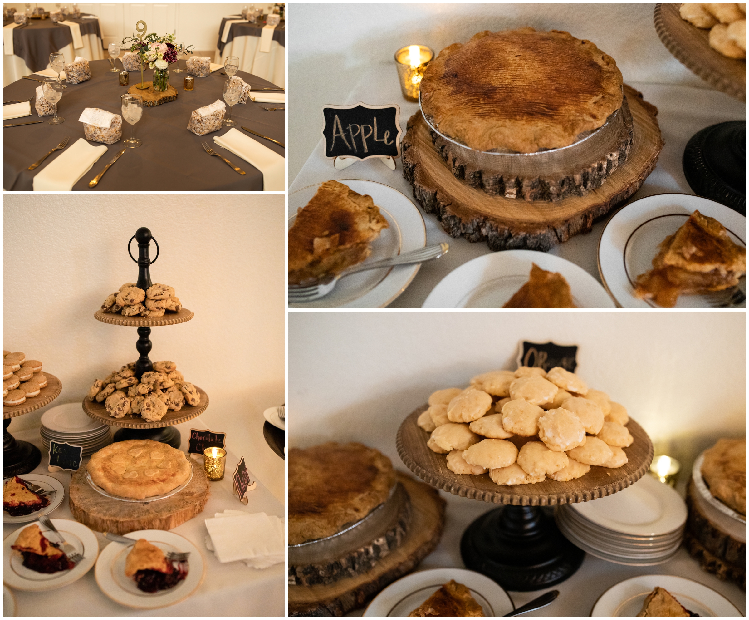 Wedding pies and homemade cookies inspiration 