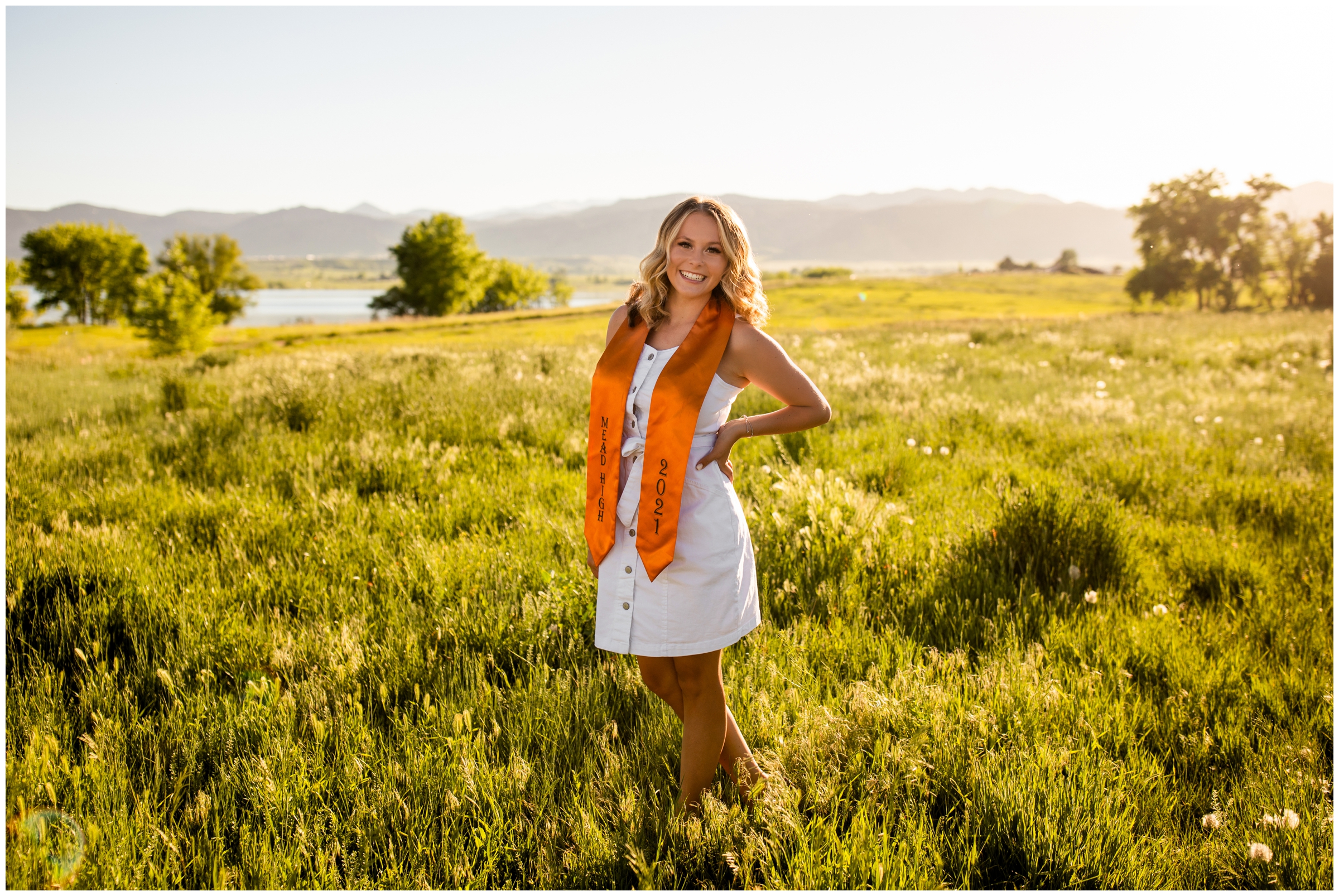 Colorado graduation pictures at Coot Lake by Longmont photographer Plum Pretty Photography