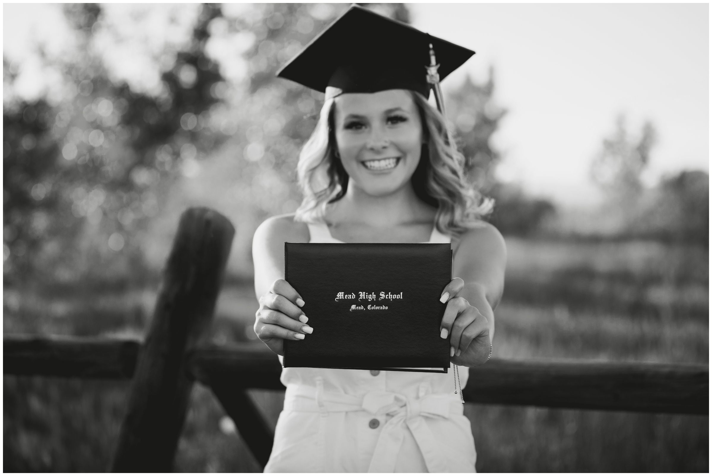 Colorado graduation pictures at Coot Lake by Longmont photographer Plum Pretty Photography