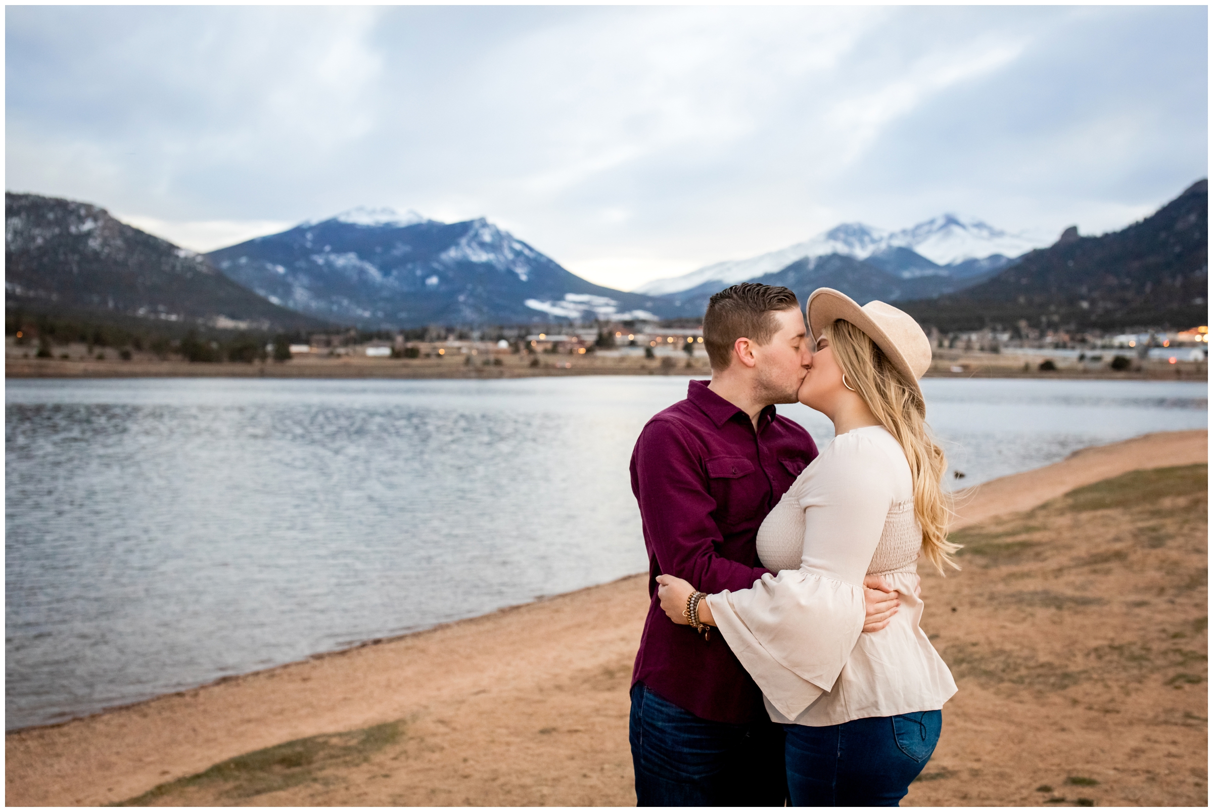 Lake Estes Colorado engagement photography session by Plum Pretty Photo
