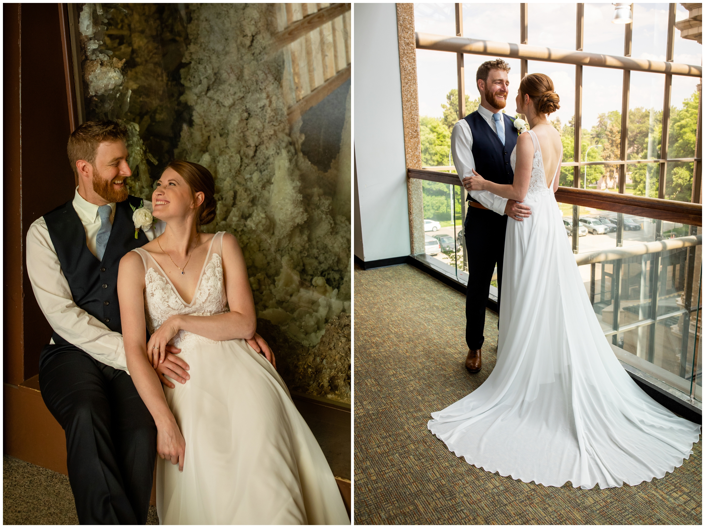 Denver Museum wedding photos at Museum of Nature and Science by Colorado photographer Plum Pretty Photography 