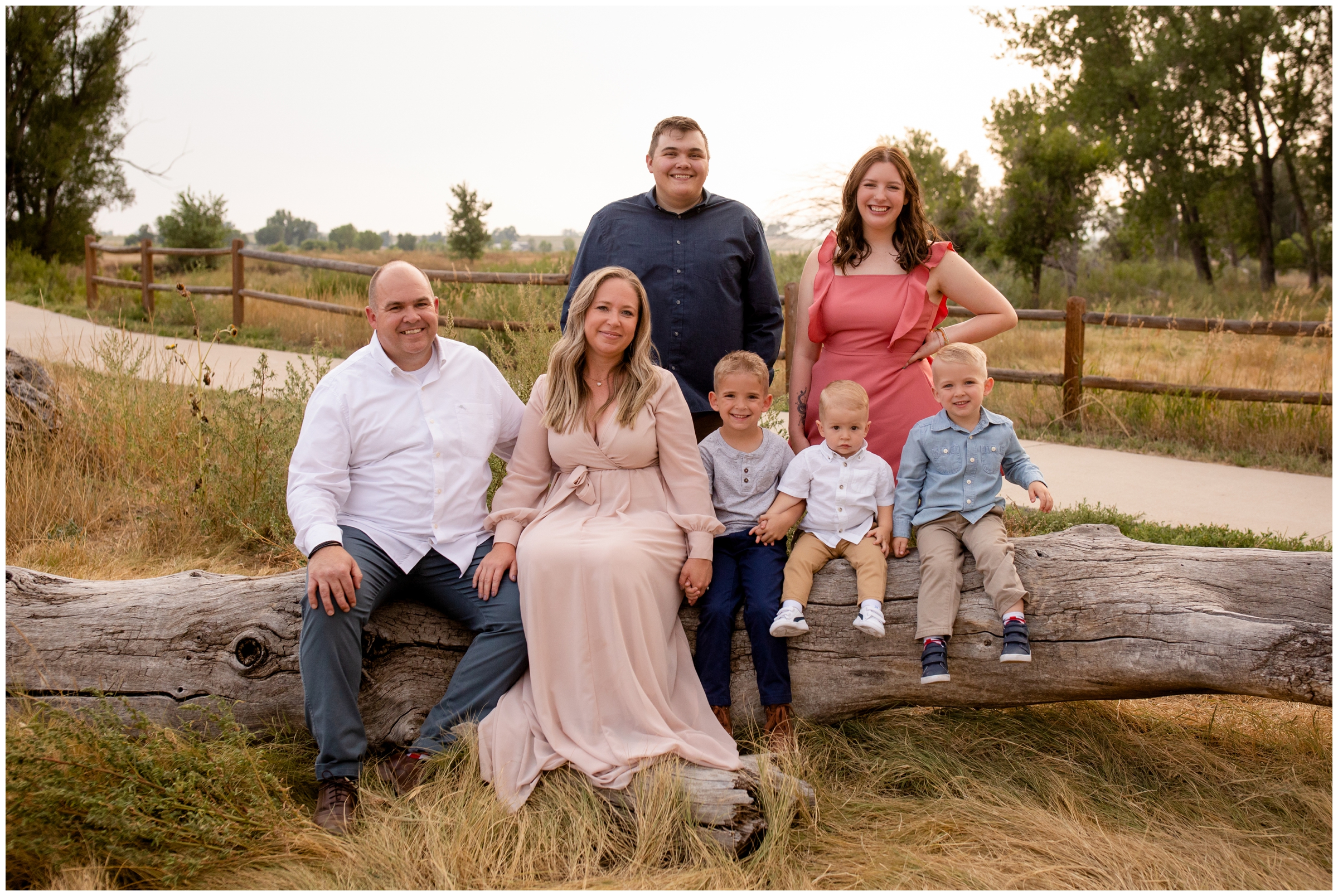 Family photos in Longmont Colorado at Sandstone Ranch by best CO portrait photographer Plum Pretty Photography