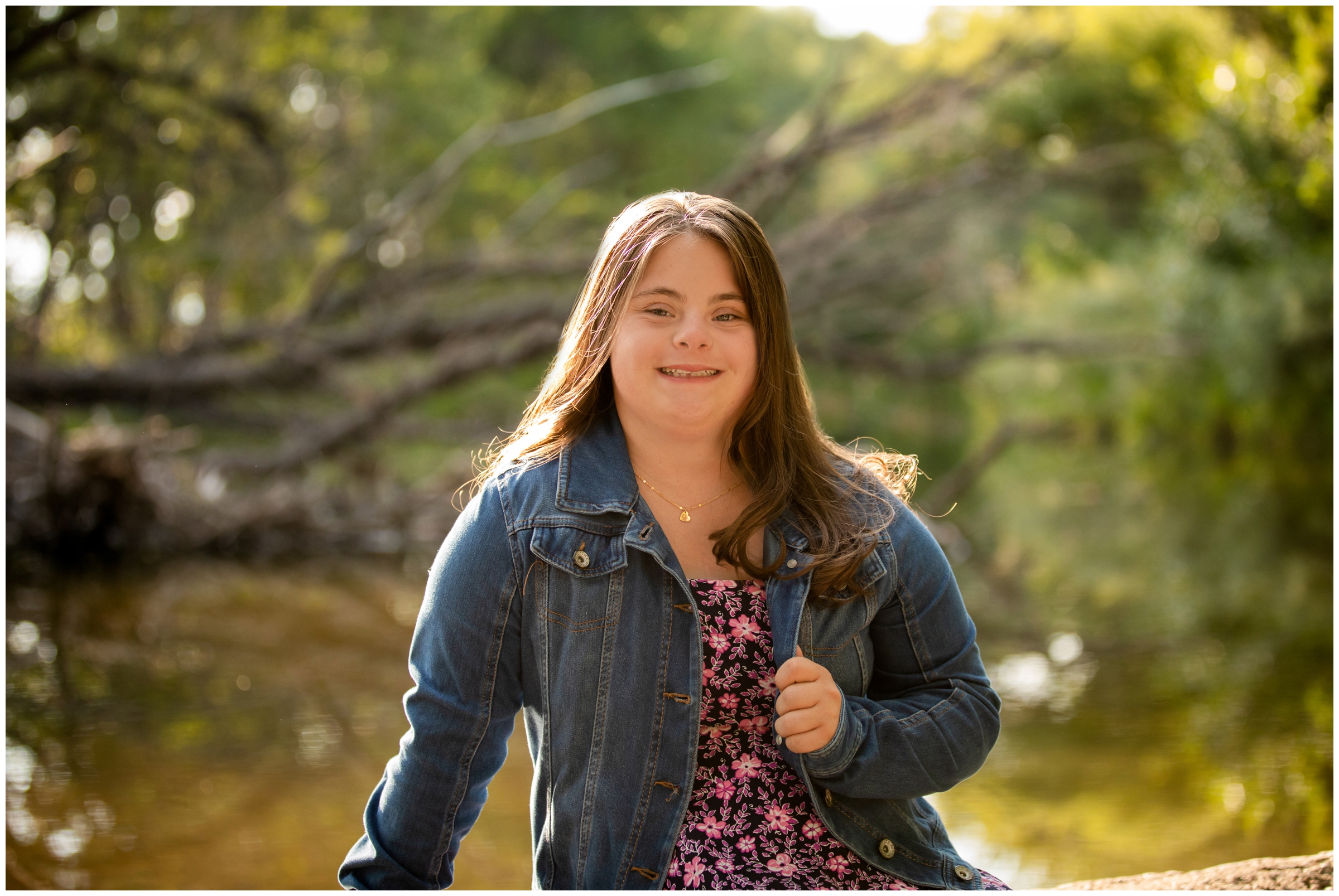 High school pre graduation photography session at golden ponds in Colorado 