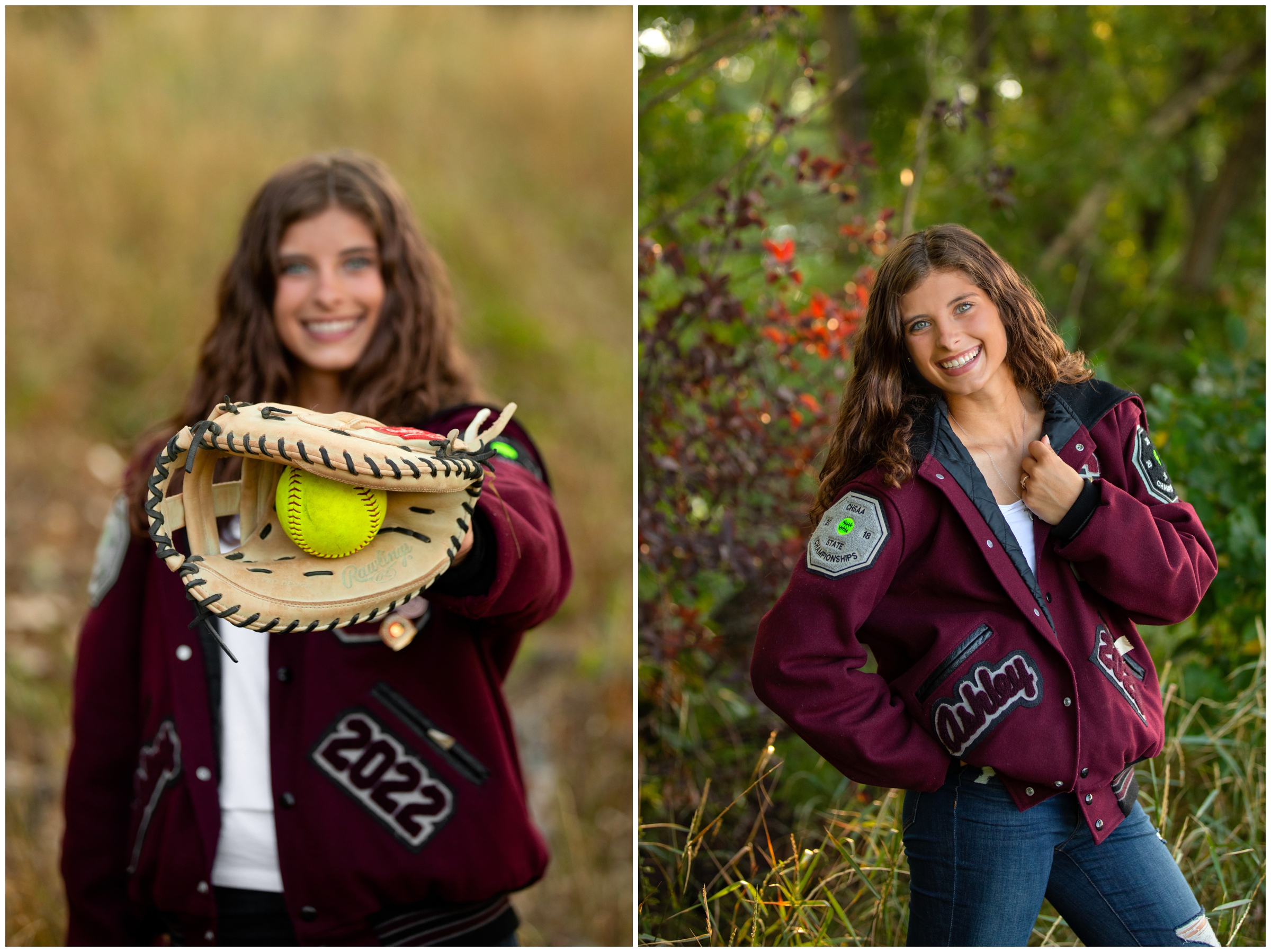 softball senior portraits at Golden Ponds in Longmont Colorado by Plum Pretty Photo